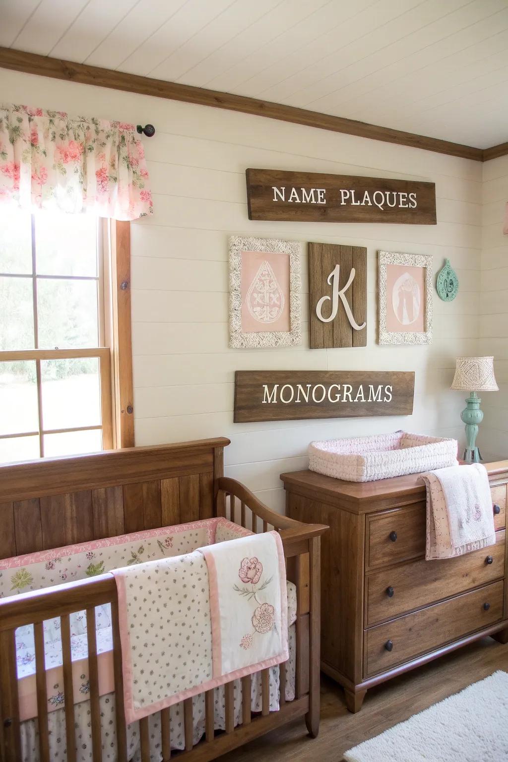 Tailored embellishments introduce a special feel.