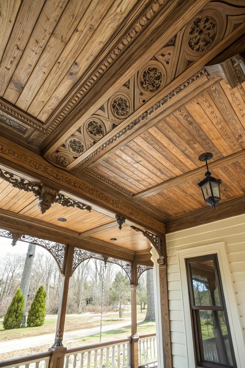 Decorative moldings contribute a polished accent.