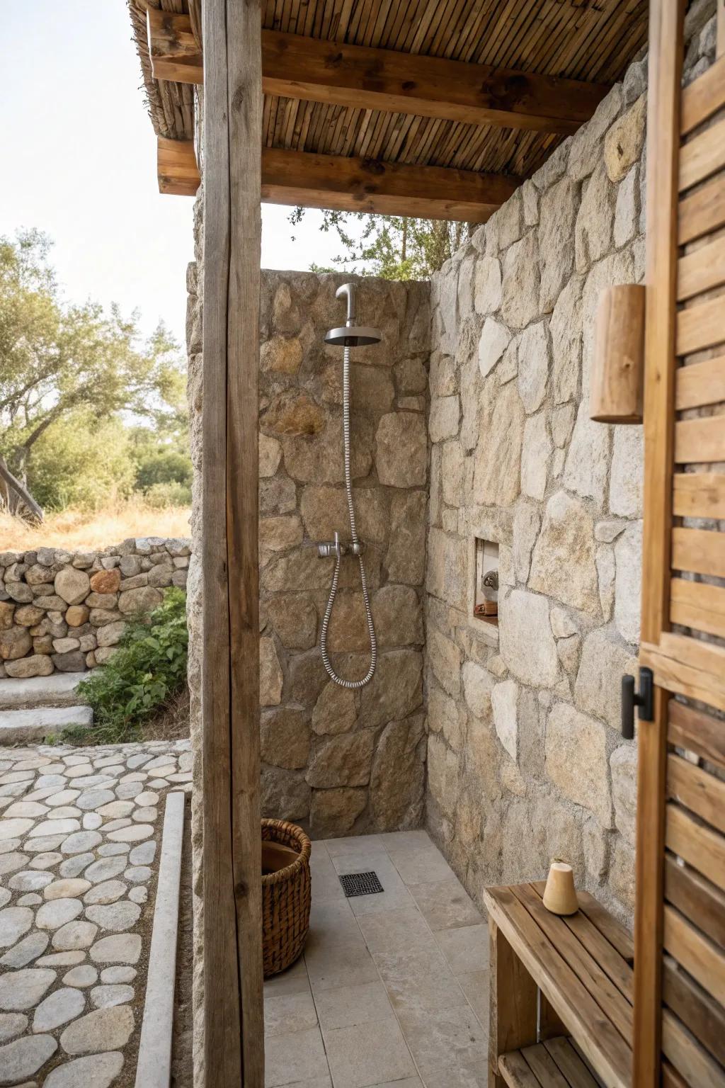 Simple decor enhances the country style charm by focusing on natural elements.