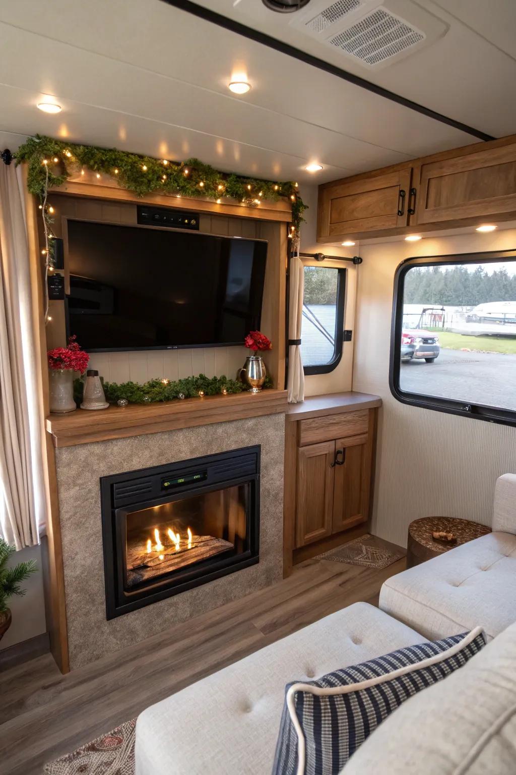 Seamlessly combine entertainment with warmth.