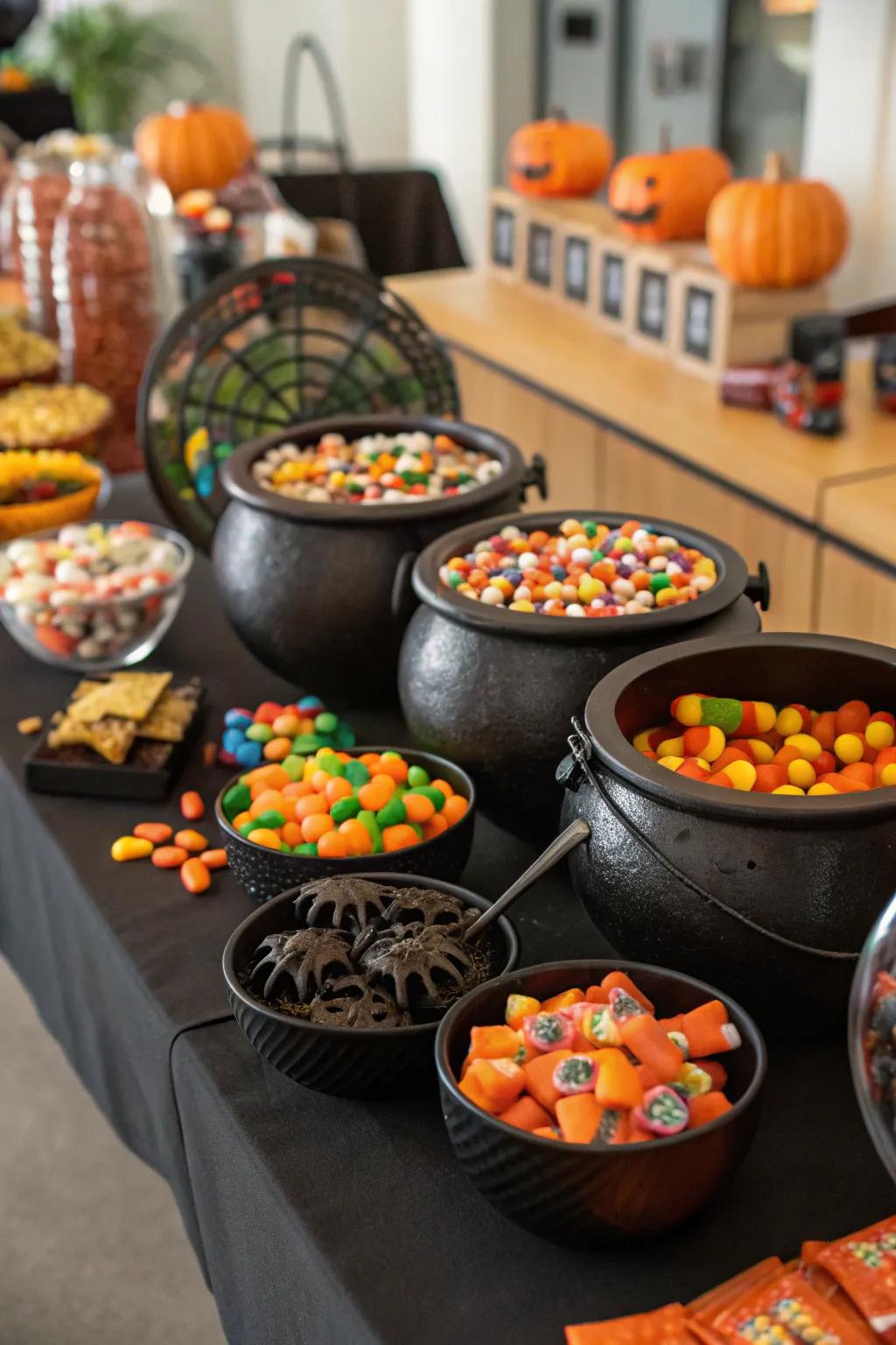 Themed containers add whimsy and charm.