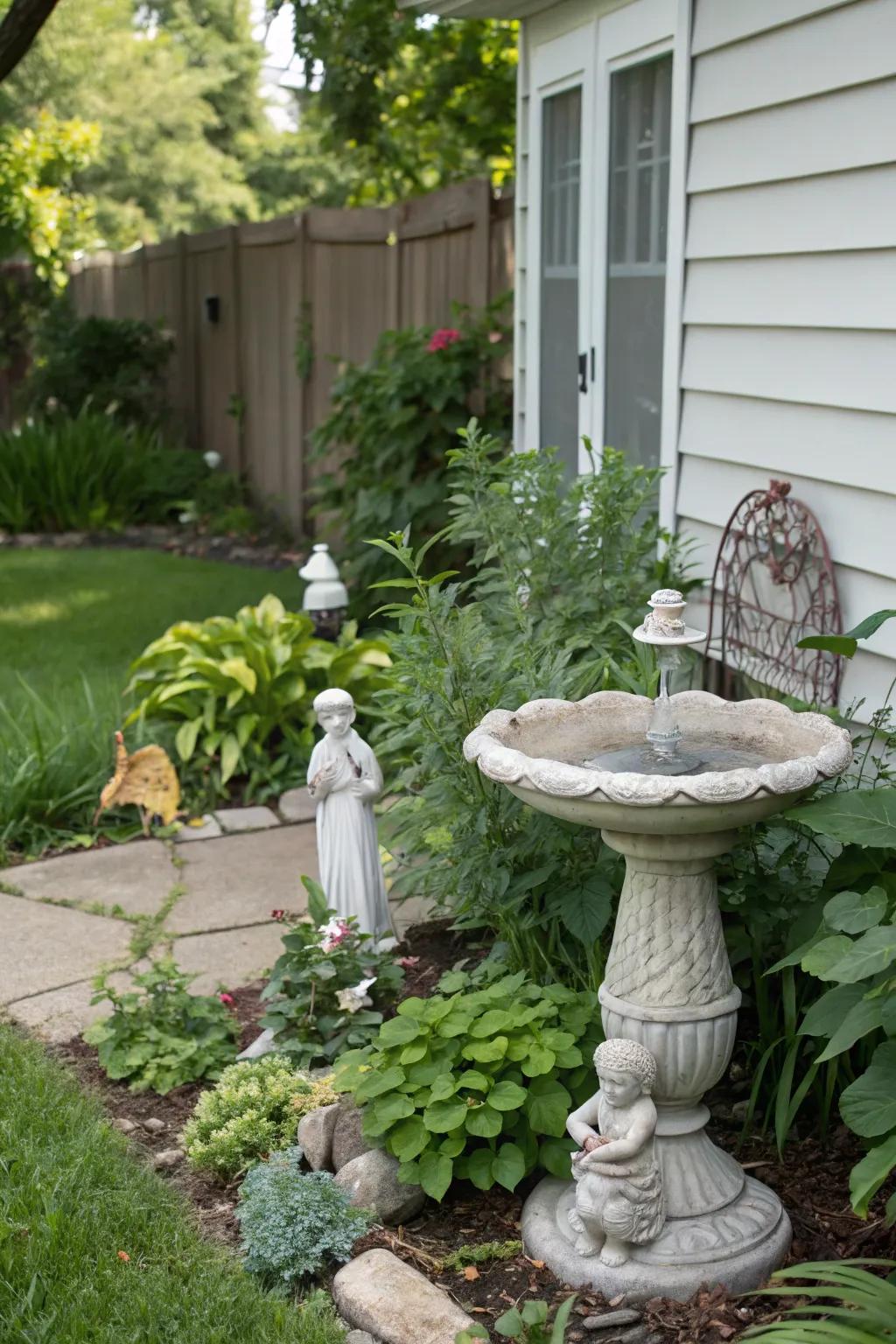 Garden decorations add character and charm to your outdoor space.