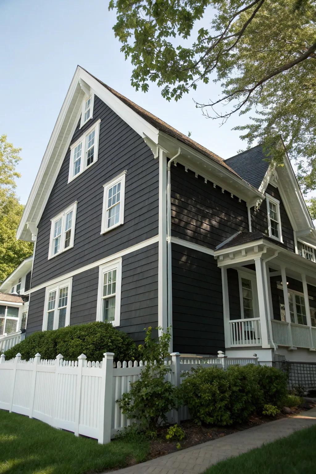 Contrasting edge adds drama and depth.