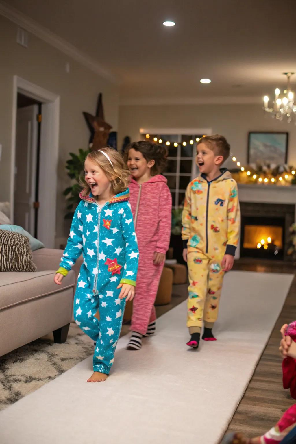 A pajama fashion show lets kids express themselves and have a blast.