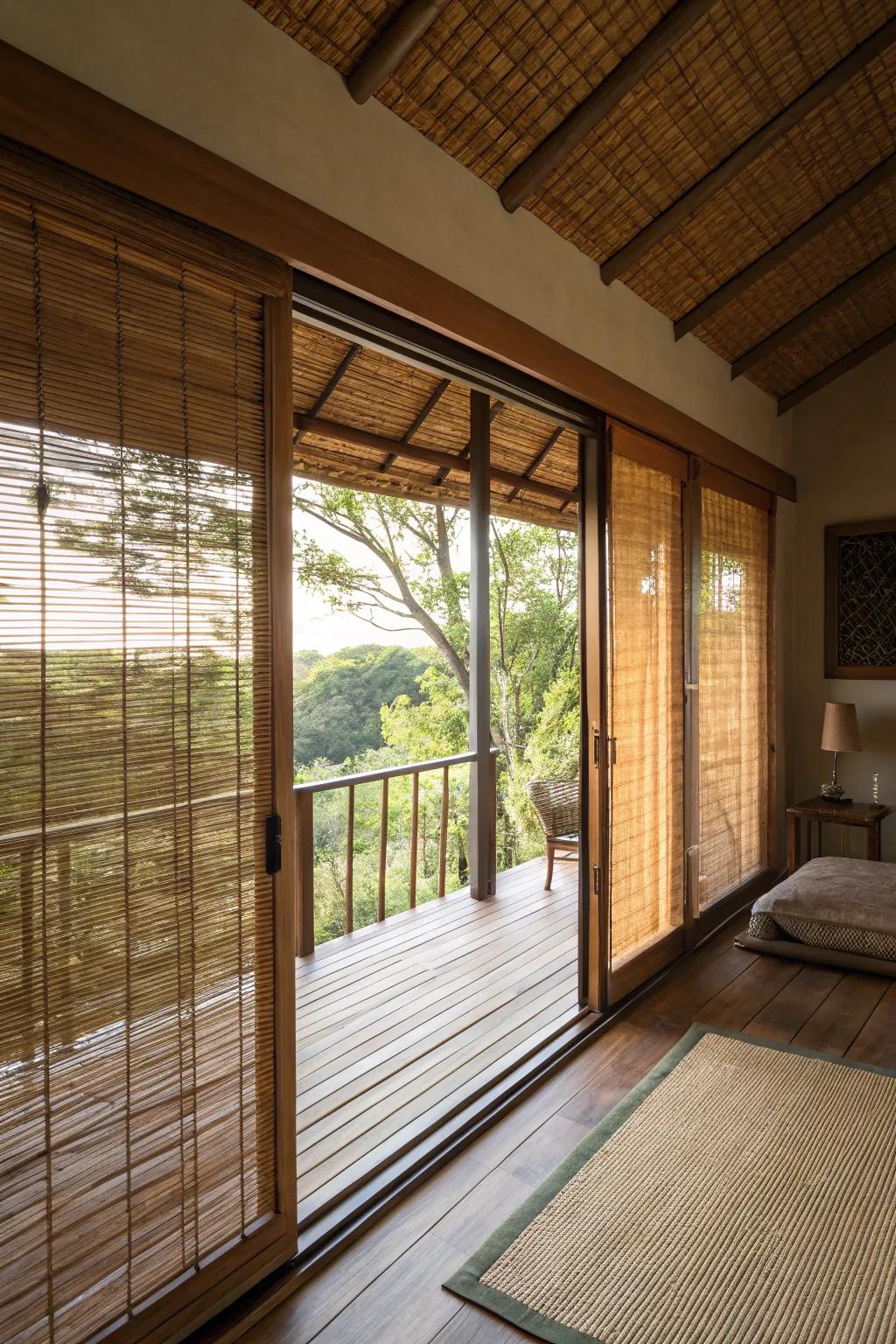 Wood elements bring natural warmth to any space.