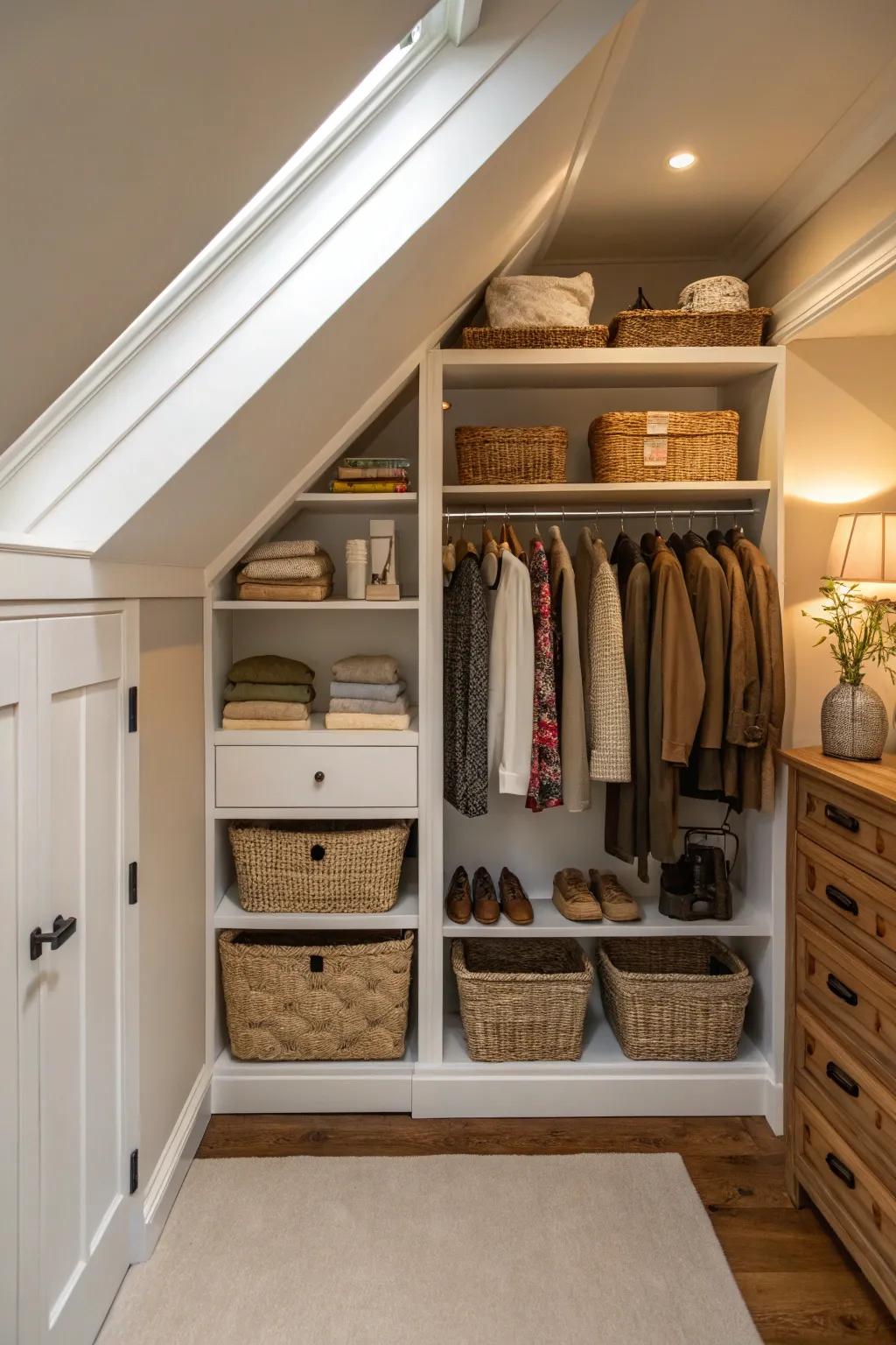 Keep less-used items in lower areas to ensure your everyday essentials are easily accessible.