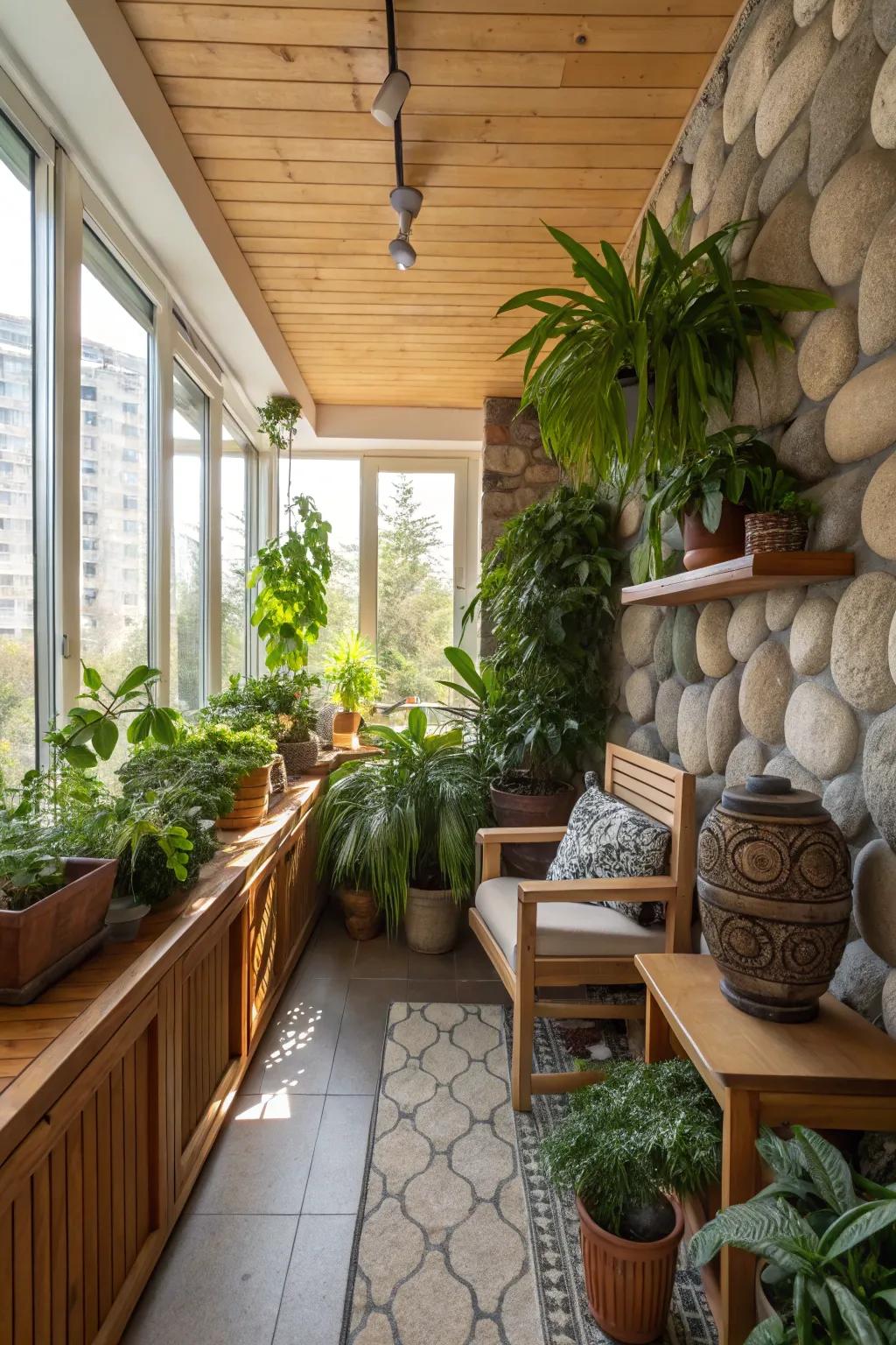 Plants bring a bit of the outdoors inside.
