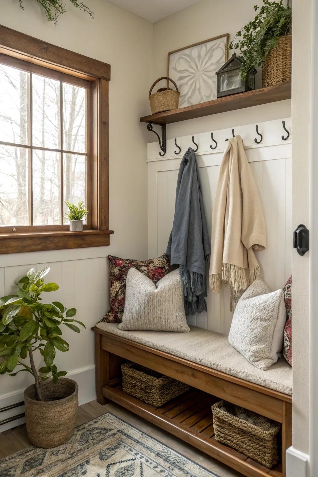 A delightful corner spot that maximizes every inch.