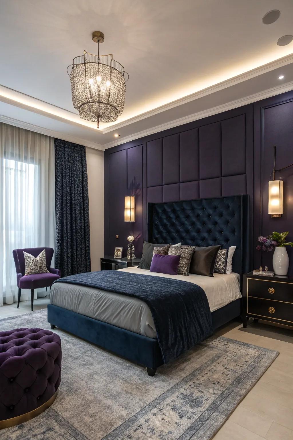 A cosmic color story fashions a peaceful and expansive ambiance.