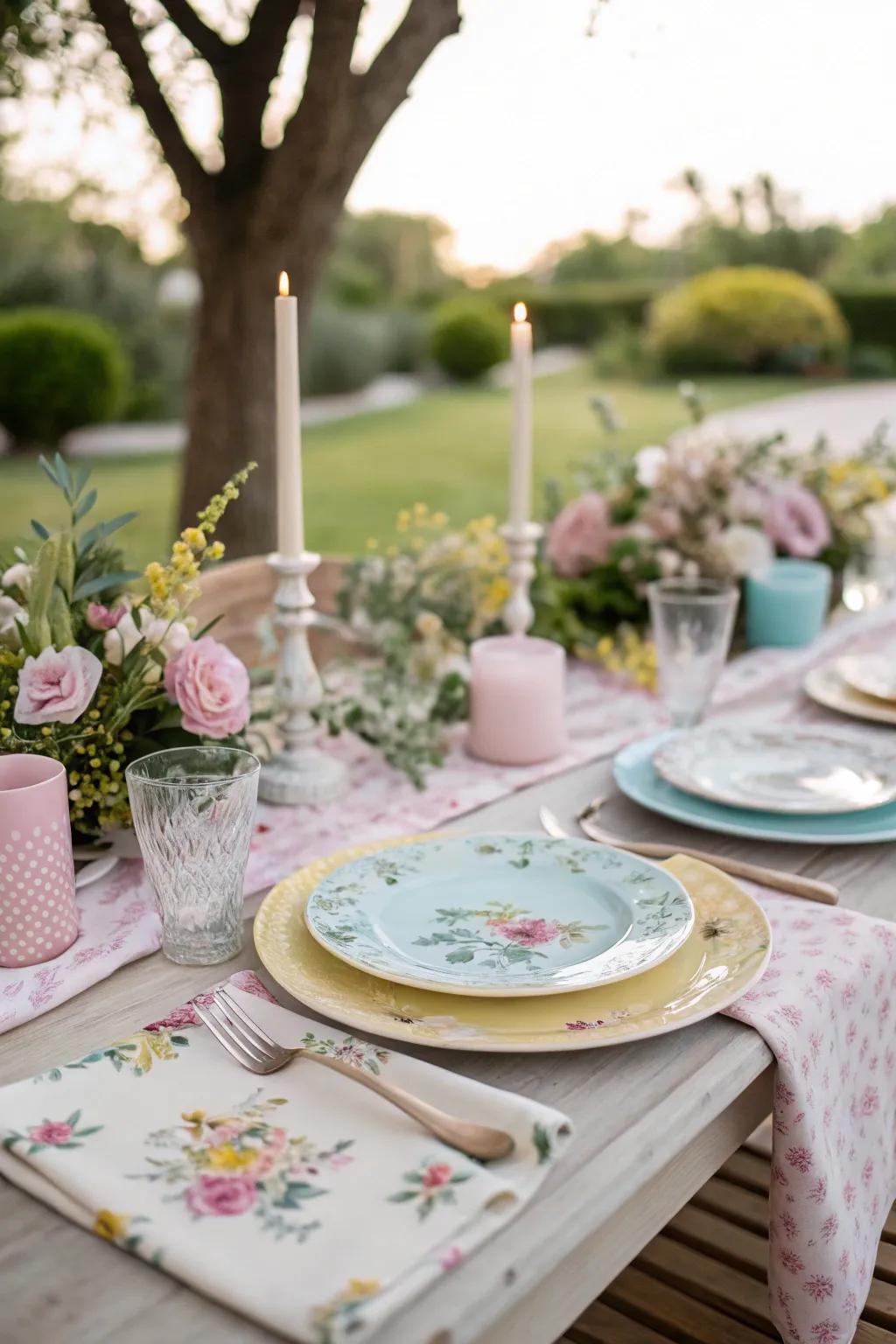 Elevate your party with beautifully themed table settings.