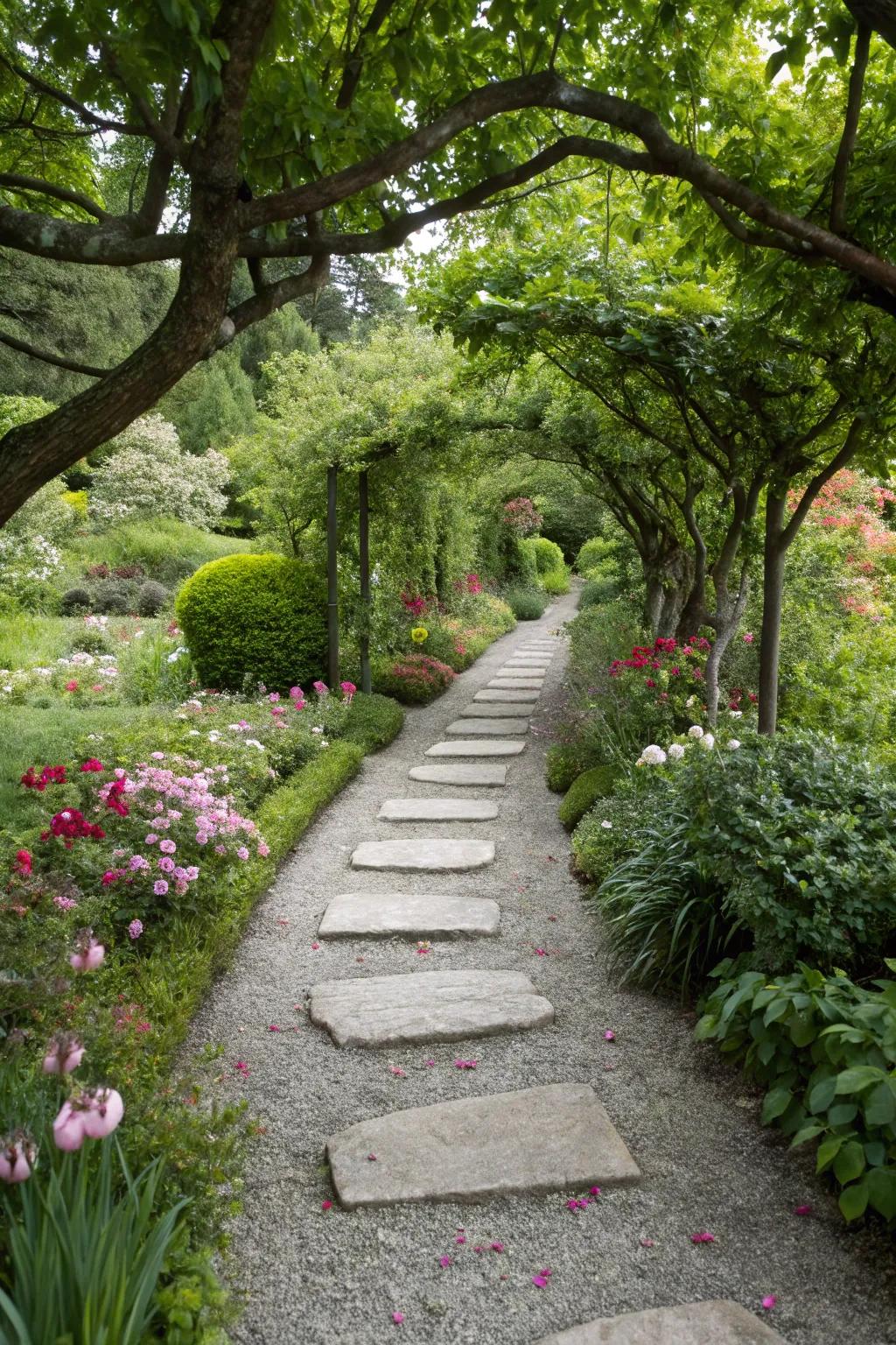 A gravel-stone fusion delivers both robustness and visual enrichment.