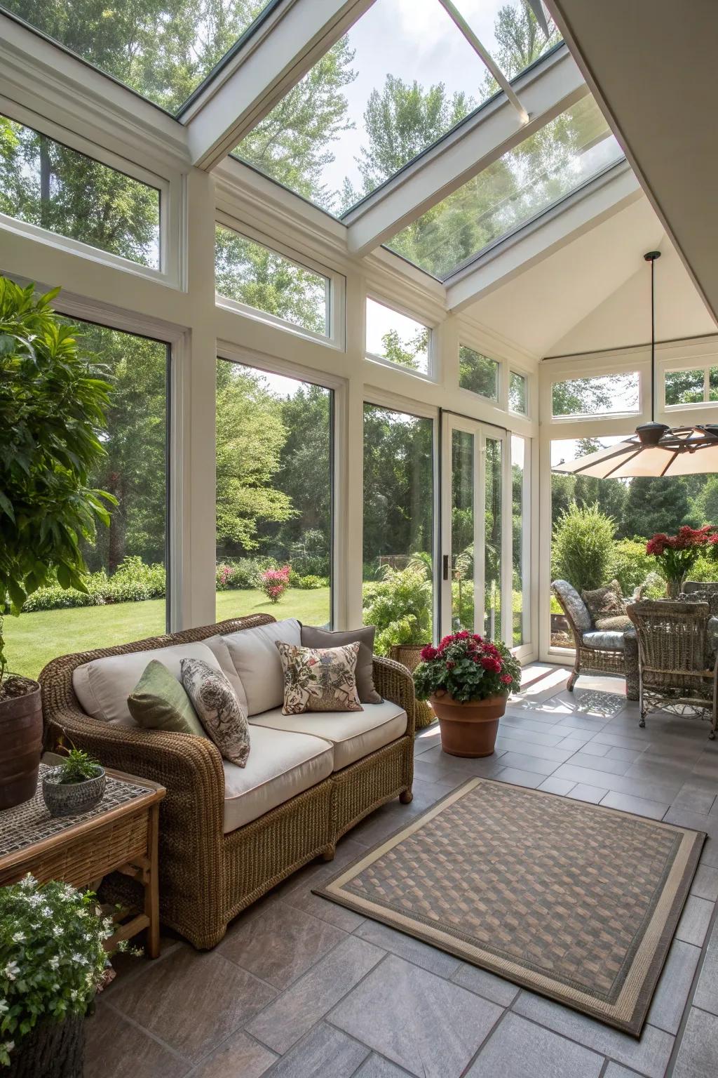 A seamless connection between indoor and outdoor spaces.