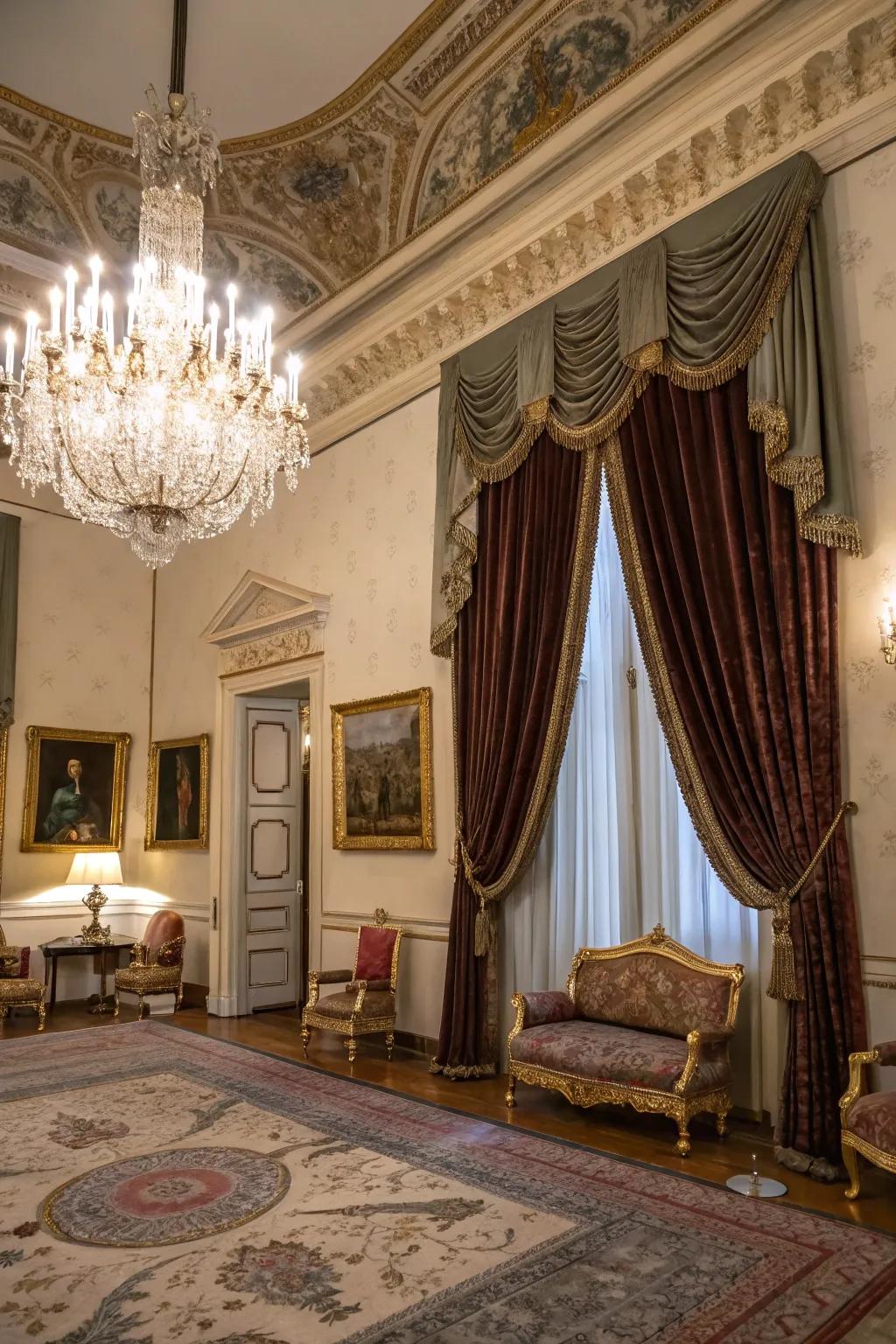 Chic elegance with luxurious and refined decor.