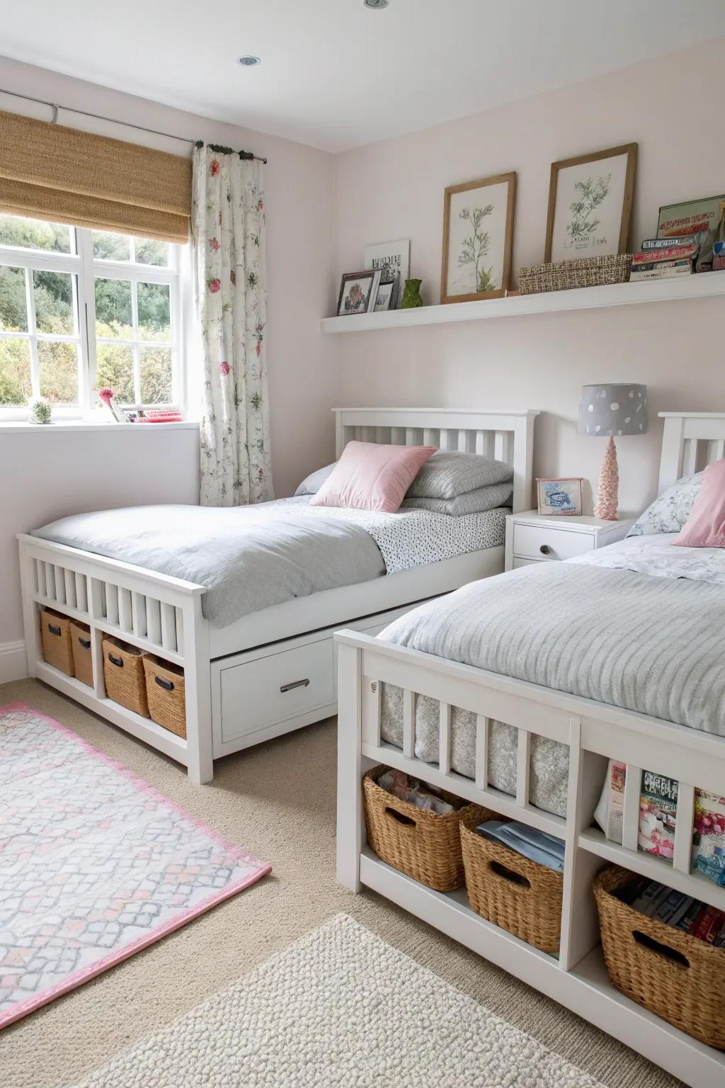 Astute containment alternatives retain the area structured and uncluttered.