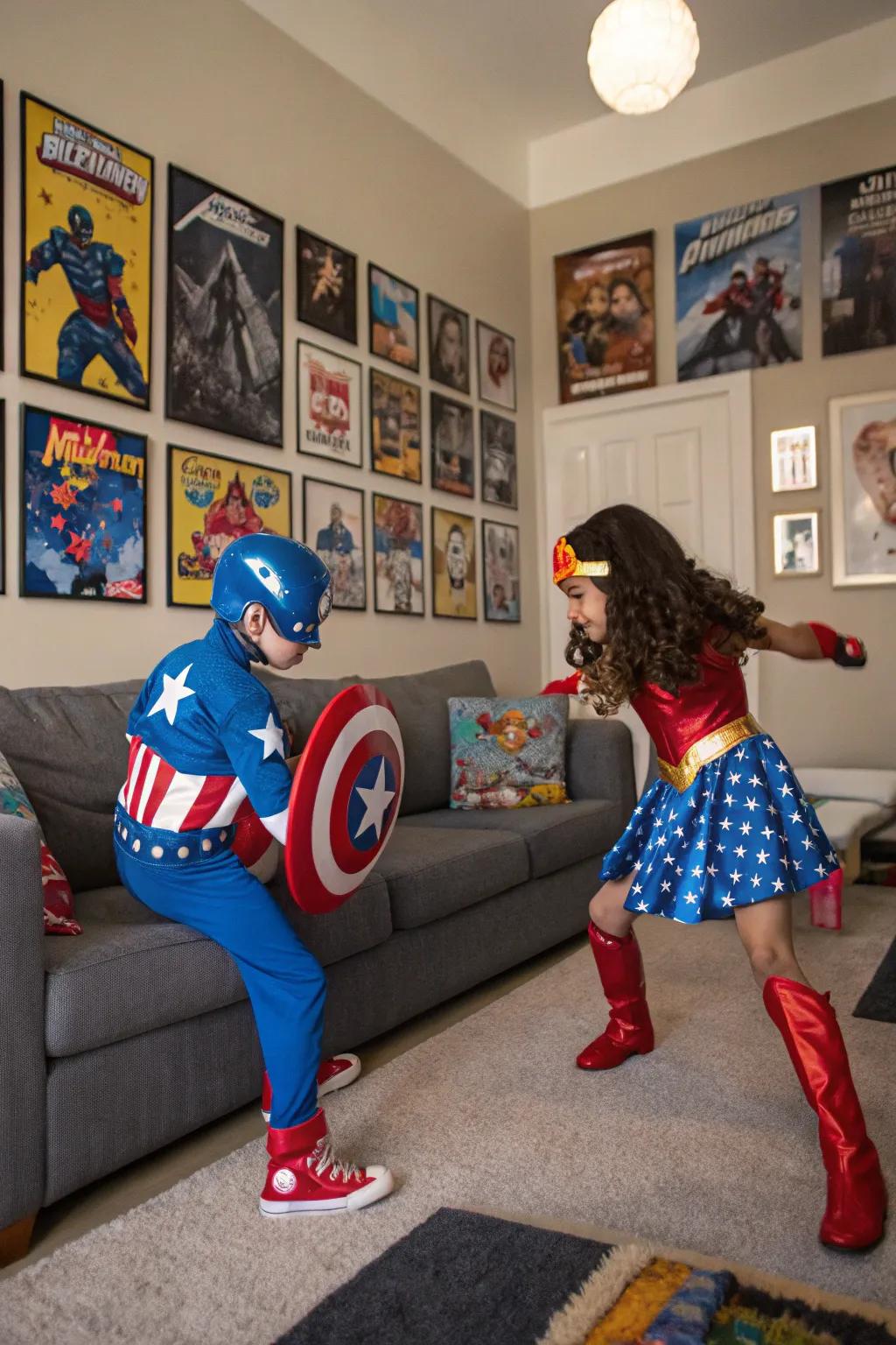 Prepared for activity: twins as 'Amazing Humans'.