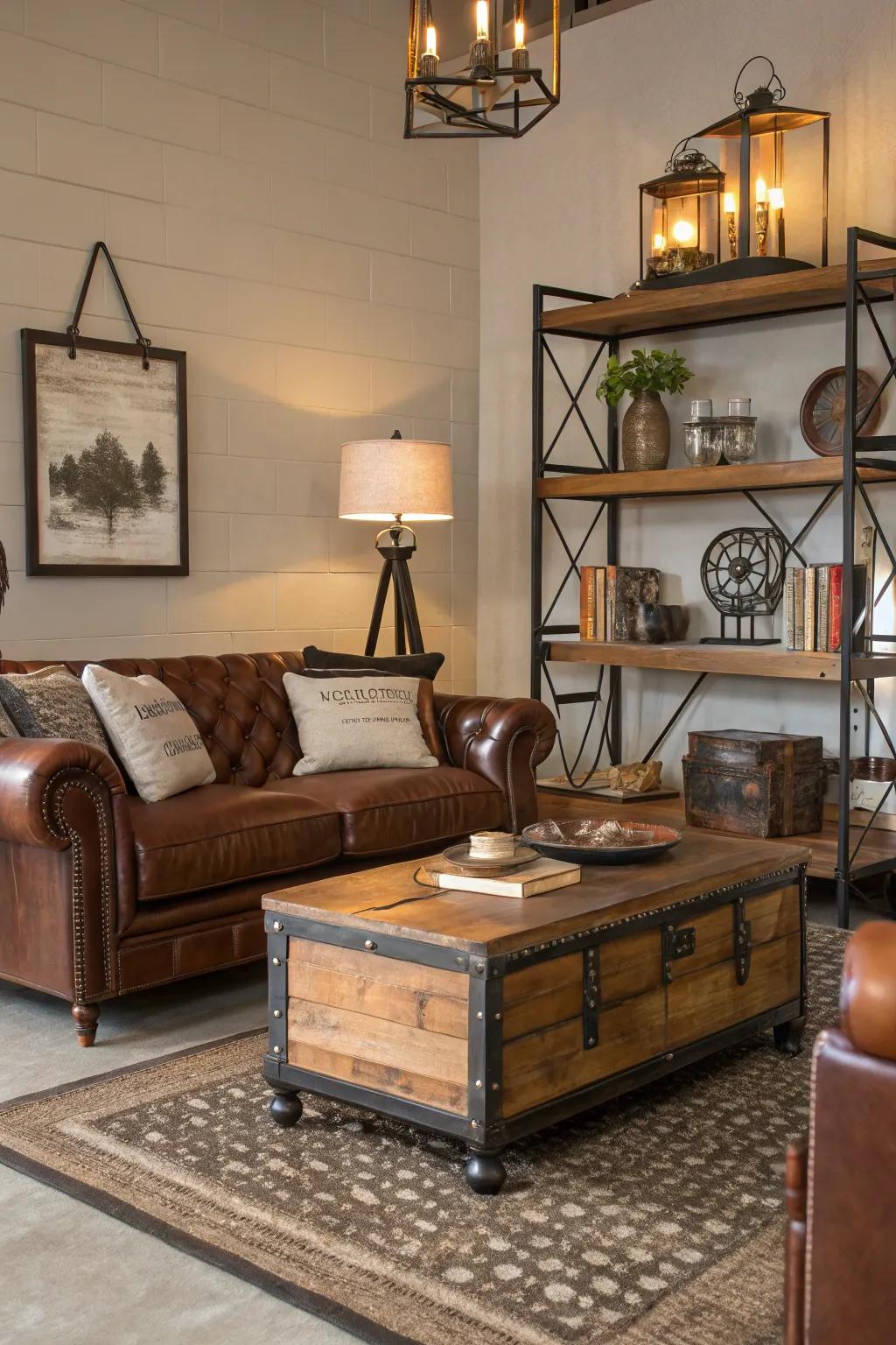 A mix of textures adds depth and visual interest in an urban setting.