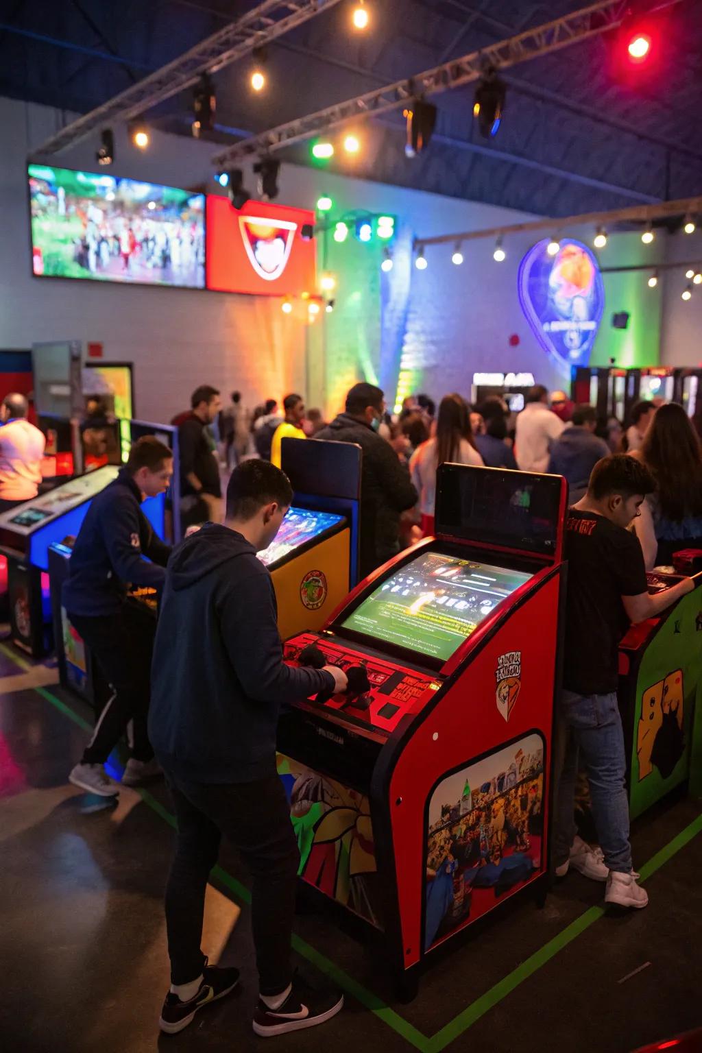 A gaming face-off injects zeal into the celebration.