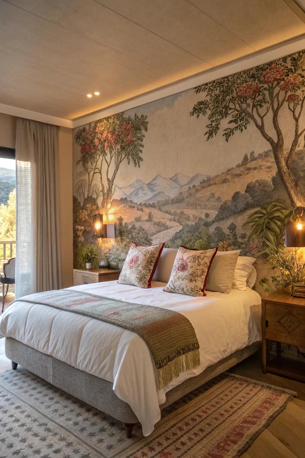 Murals create an incredible focal point in any space.