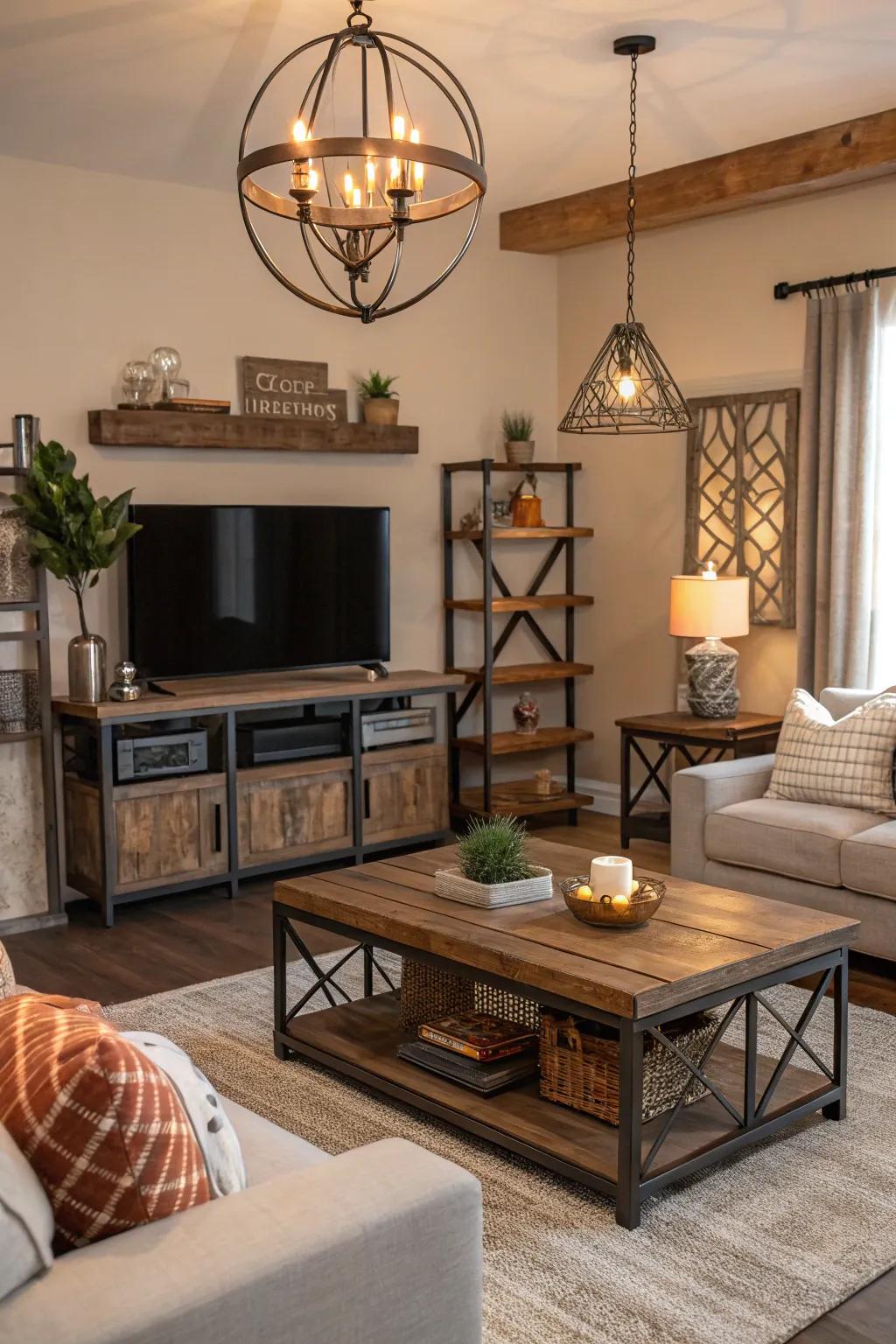 Metallic accents enhance the current aspect of the design.
