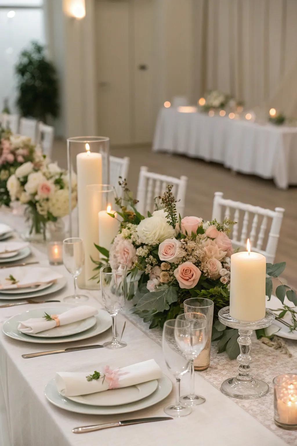 Formal refinement delivers a timeless quality to your wedding.