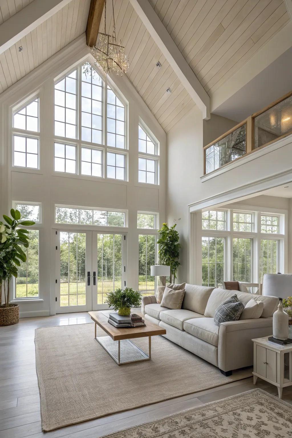 Open areas and elevated ceilings enhance the grandeur of your Western room.