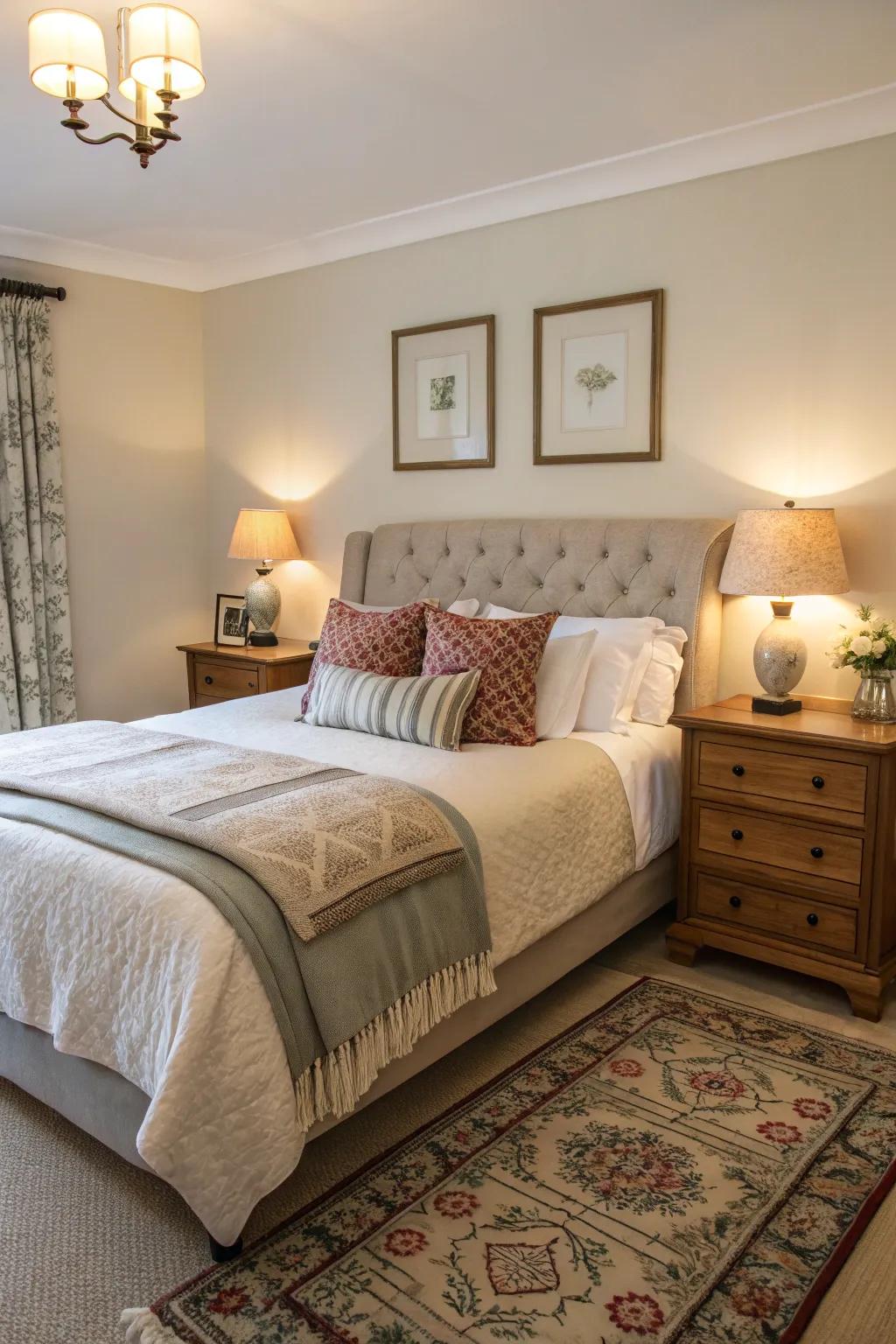 Welcome guests with a cozy bedroom.