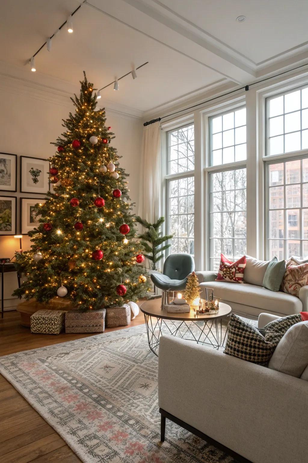 A refreshed perspective on holiday decor by fusing classic and contemporary aspects