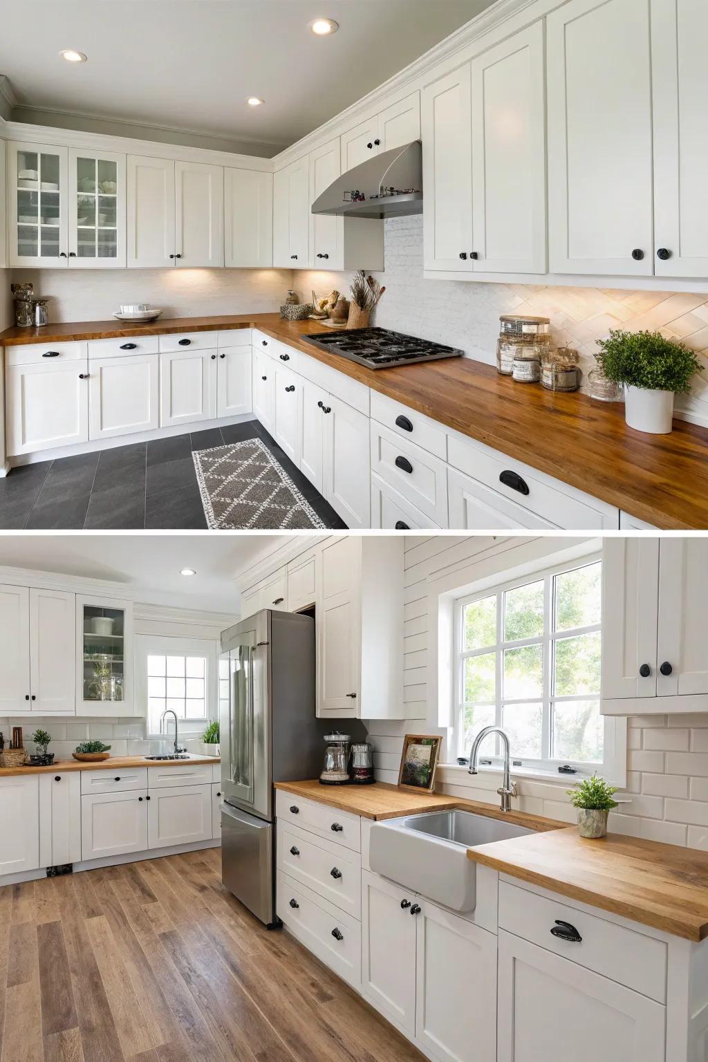 These versatile kitchen designs can fit any home style.