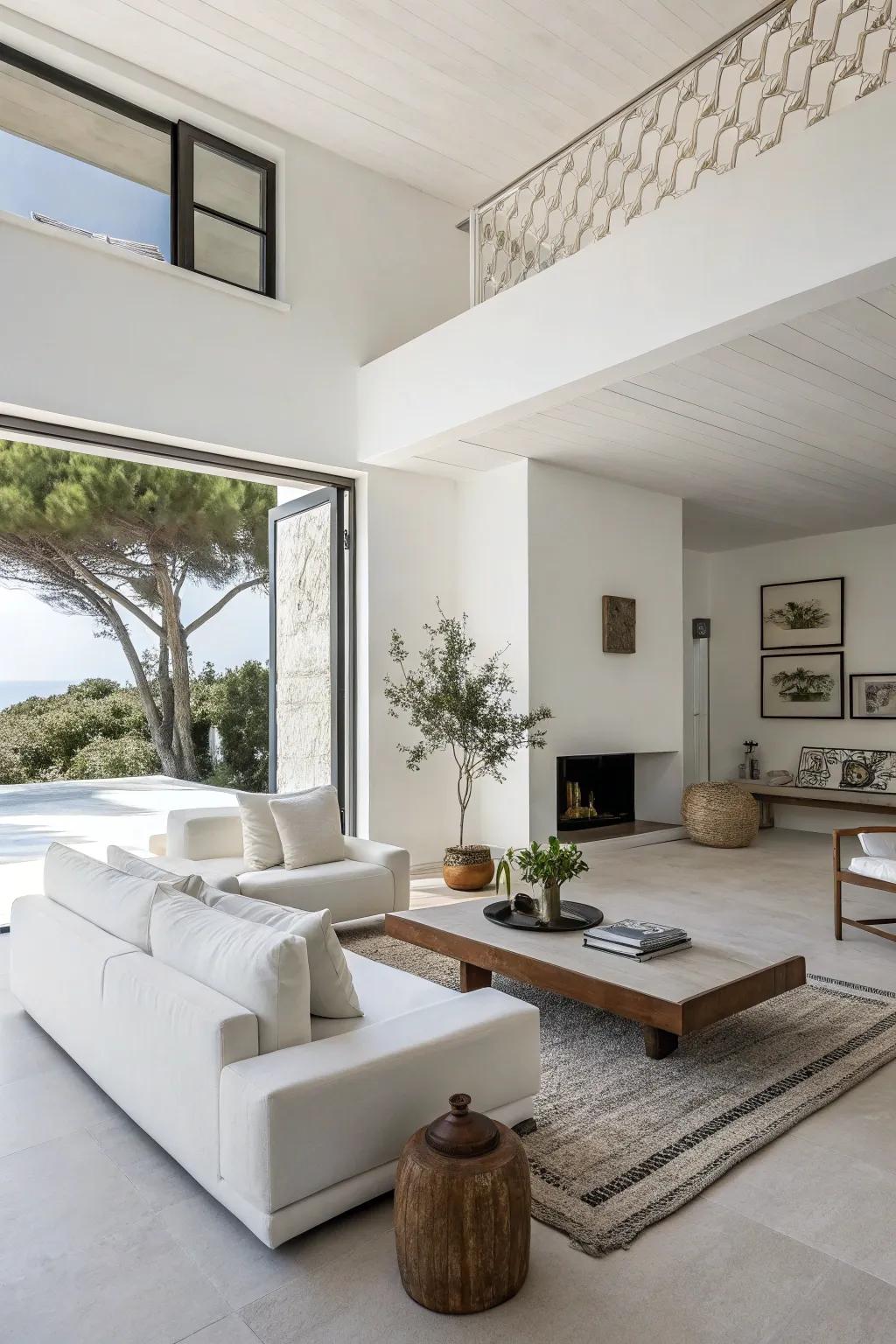 Simplicity highlights the serene elegance of white design.