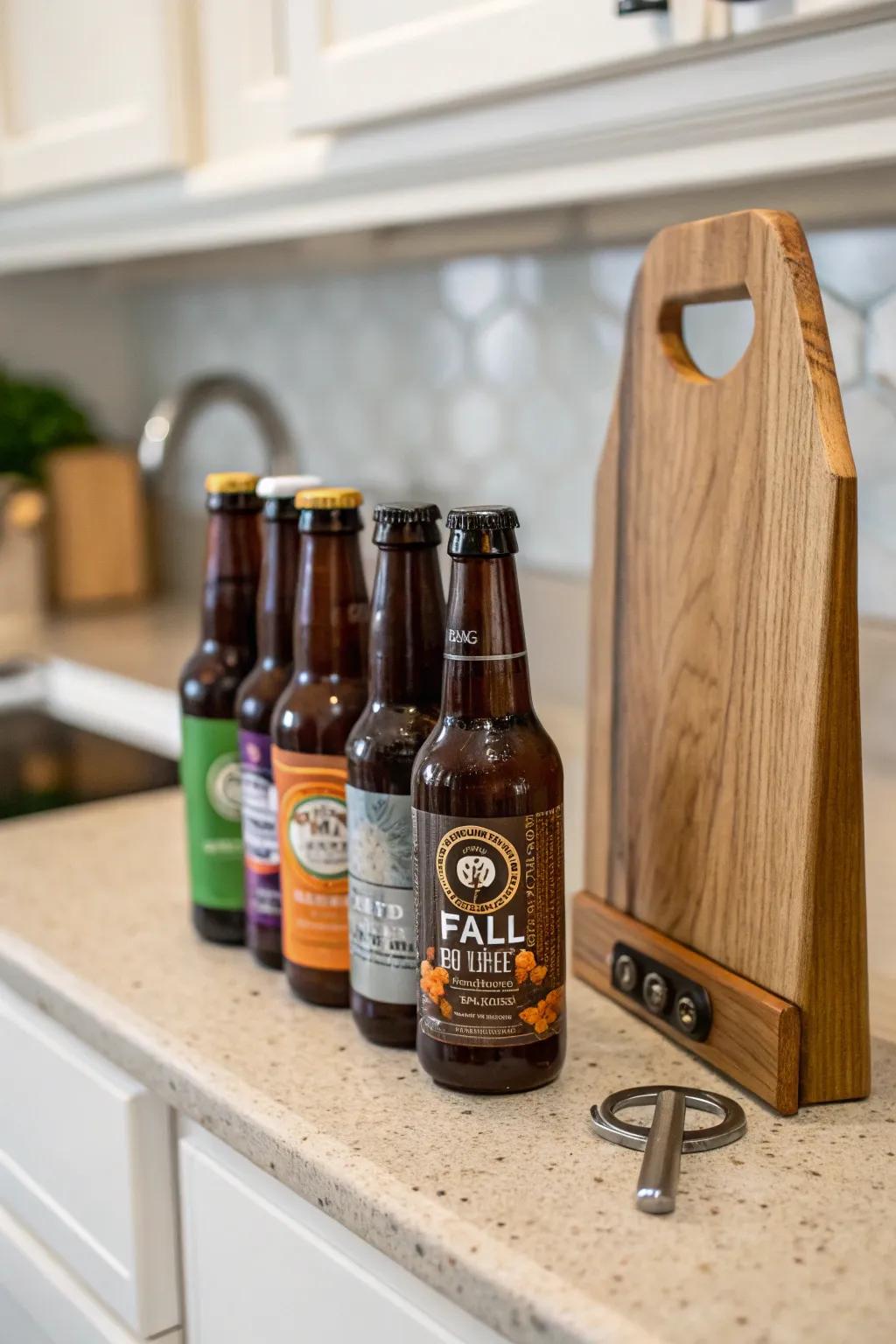 Timber bottle tools combine utility and modern design.