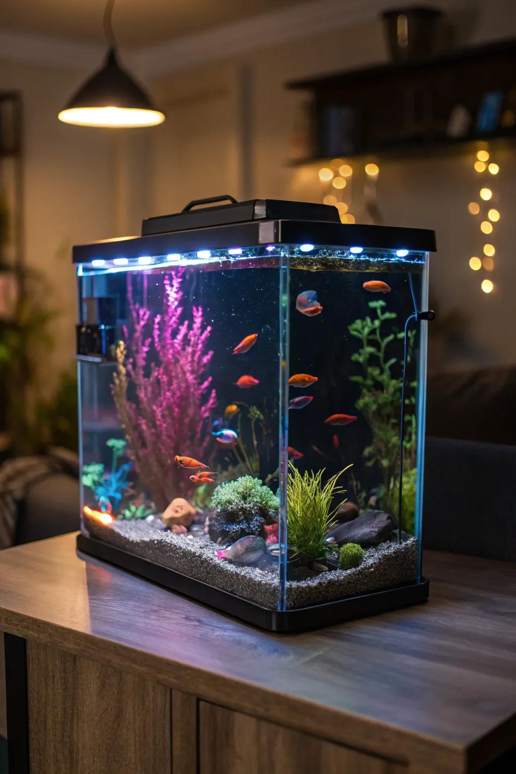 Illumination outcomes have the ability to change your tank right into a captivating display.