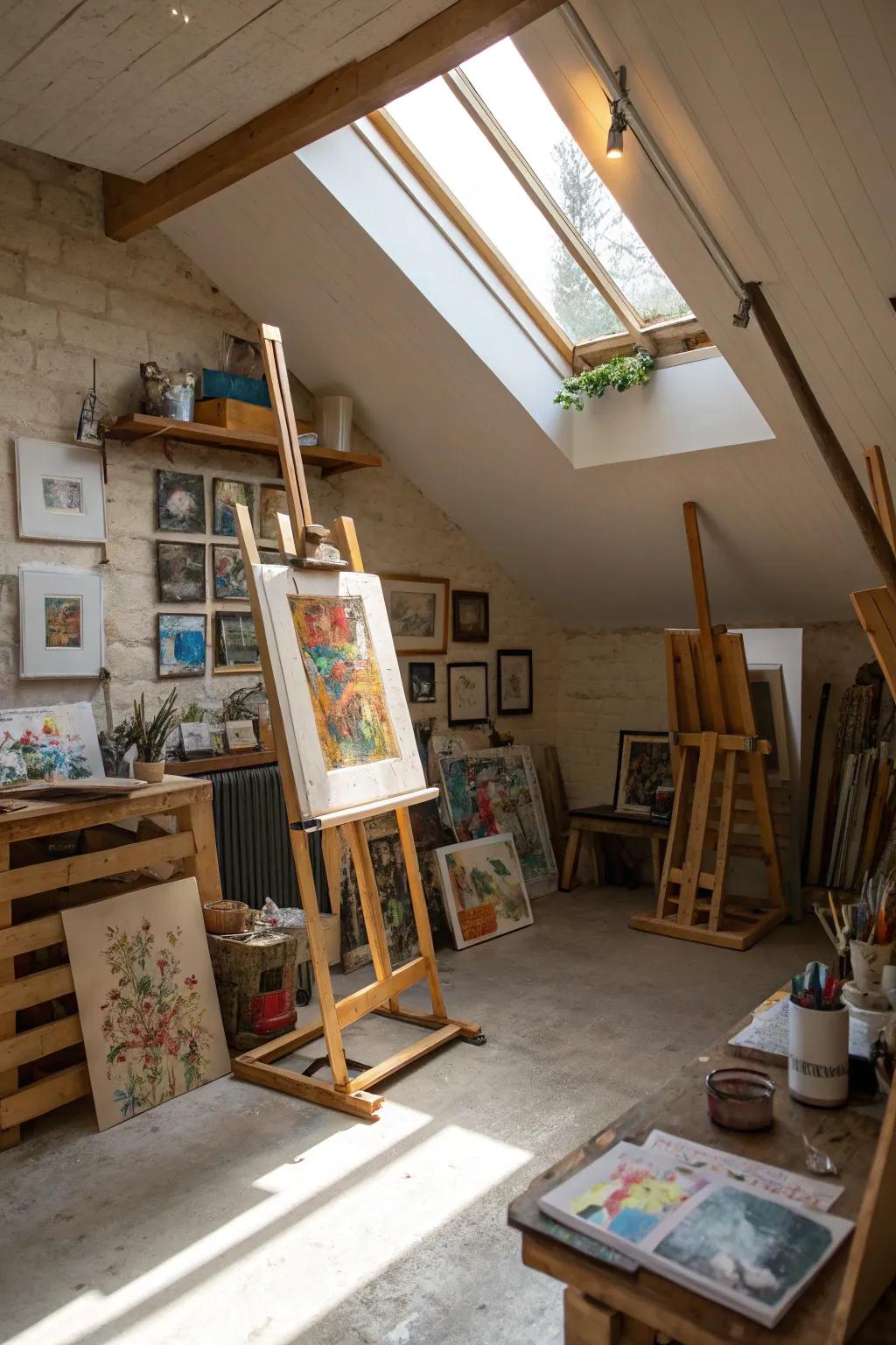 Free your imagination in a dedicated basement studio space.