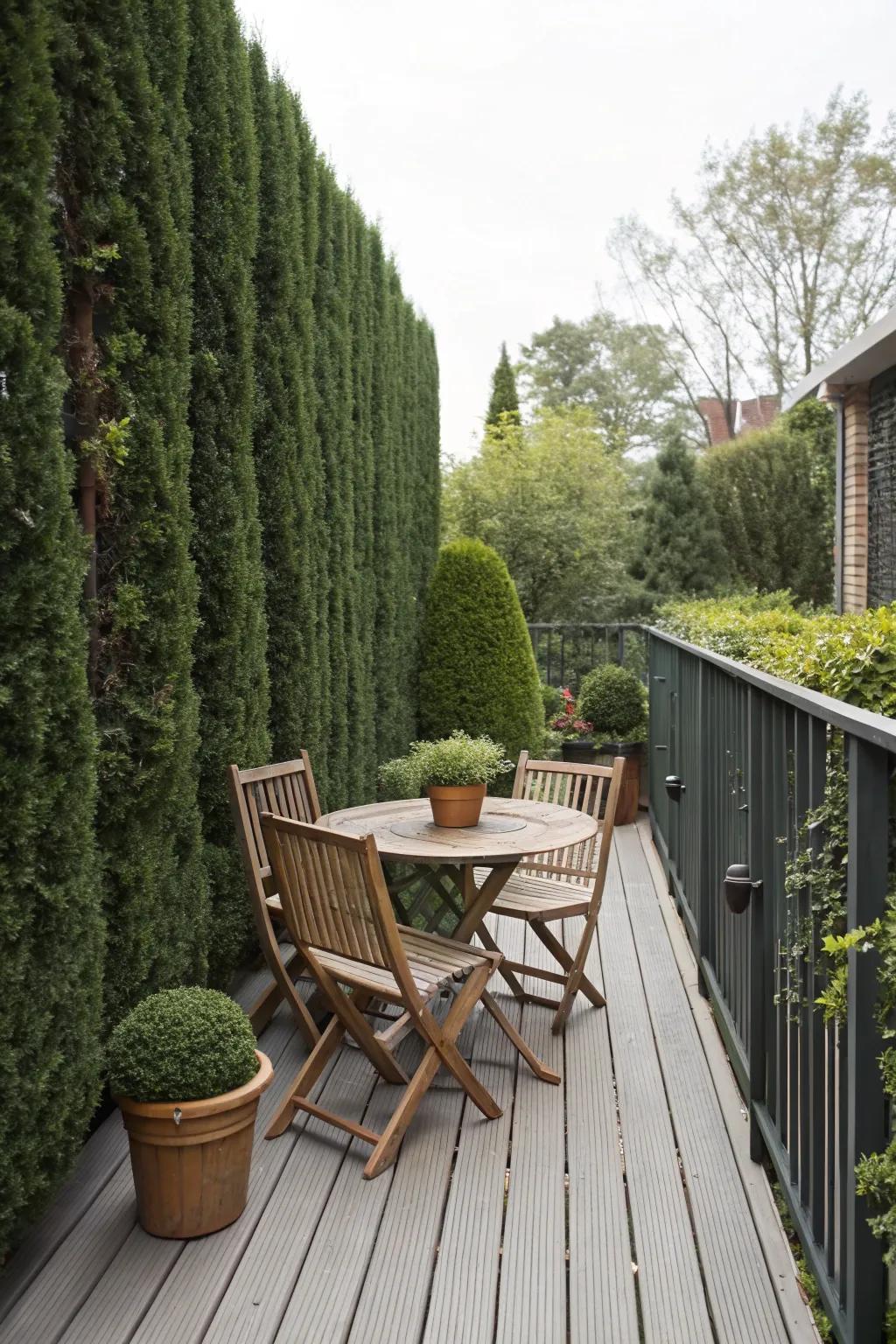 Privacy enhancements can transform your deck into a personal refuge.