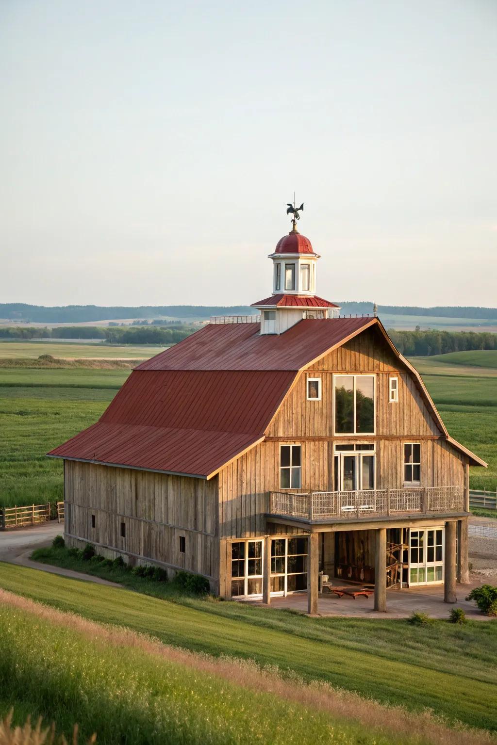 Creative structures like cupolas introduce both character and function.