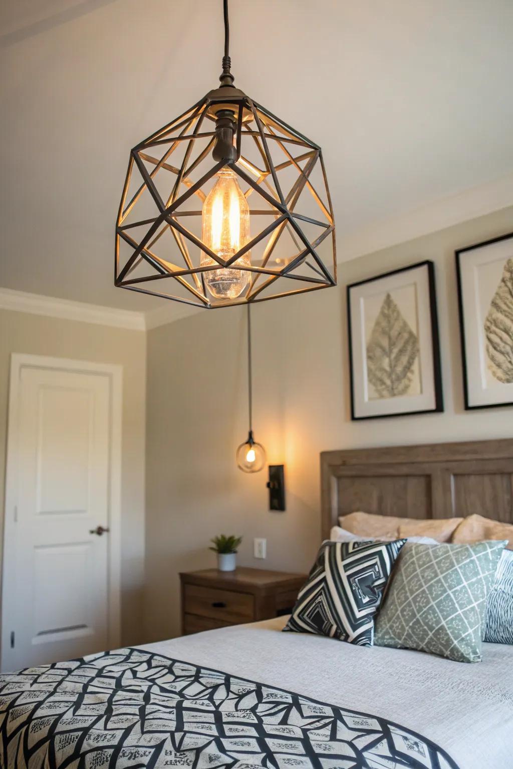 Angular designs add artistic flair.