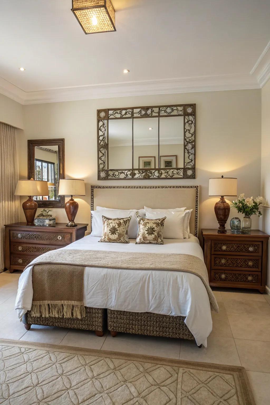 Symmetry brings harmony to the area.