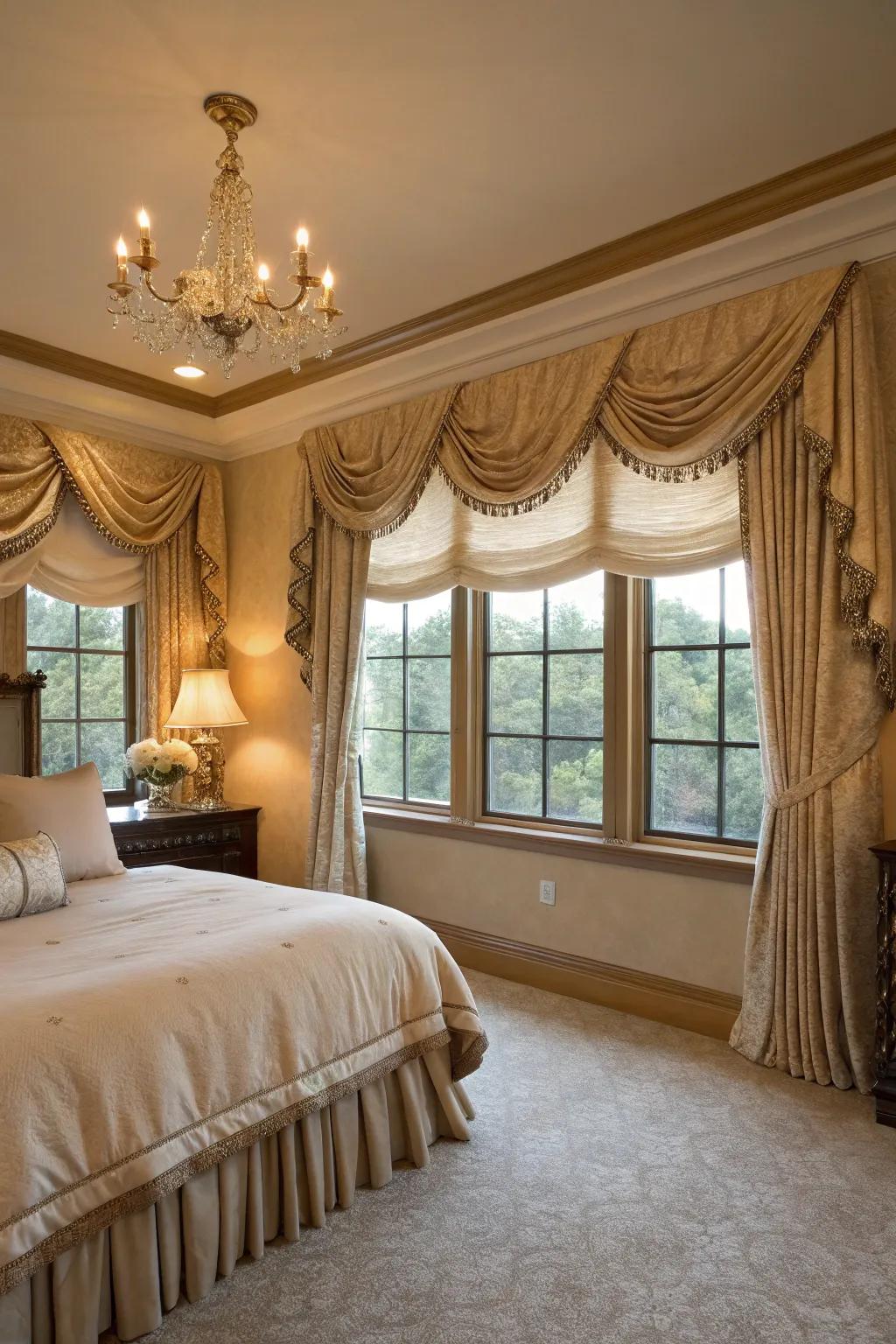 Top treatments introduce a layer of sophistication and elegance.