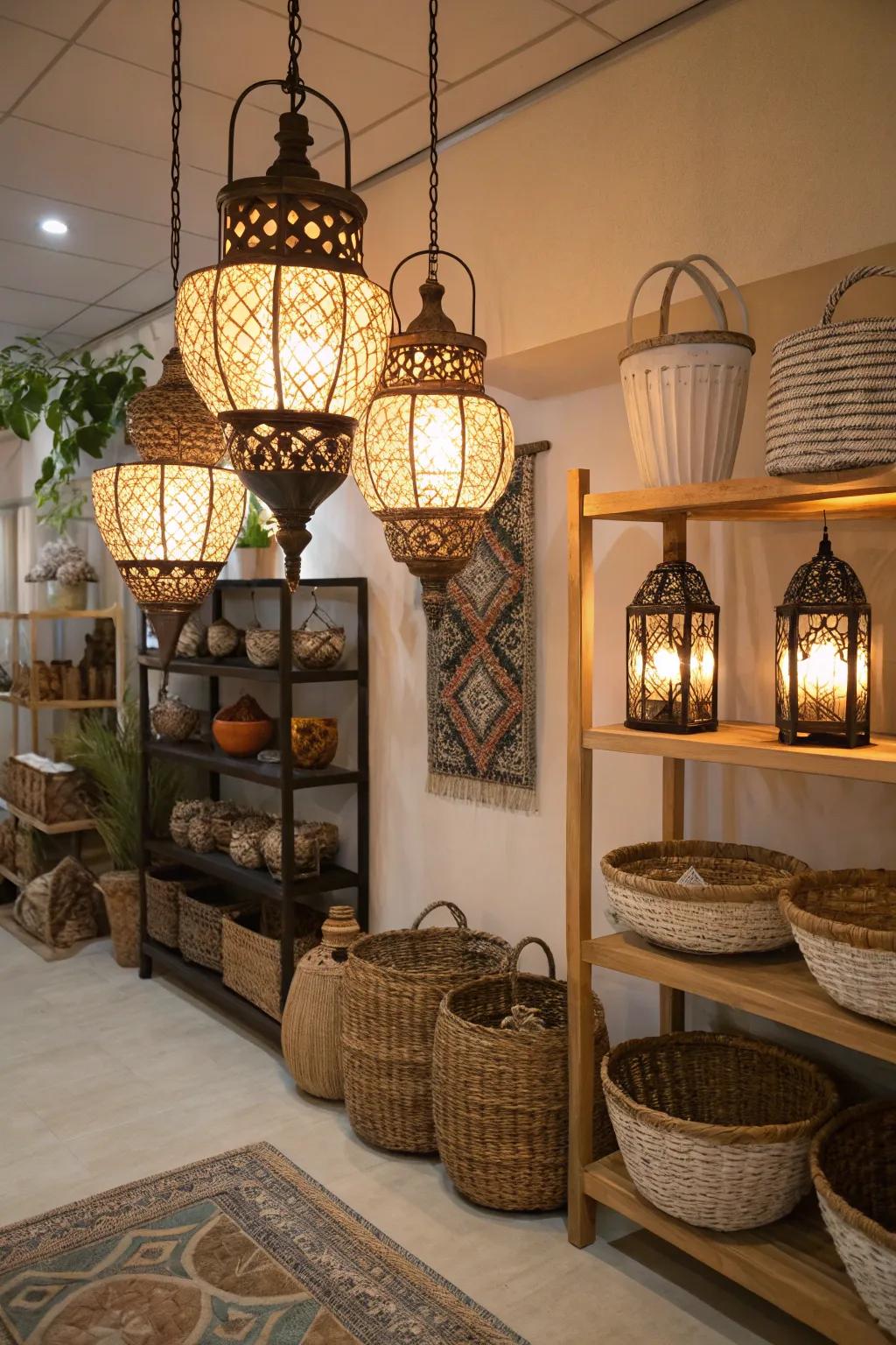 Decorative accessories add character to your decor.