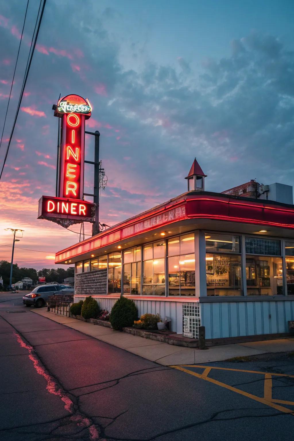 Neon signs offer a retro charm that captures attention.