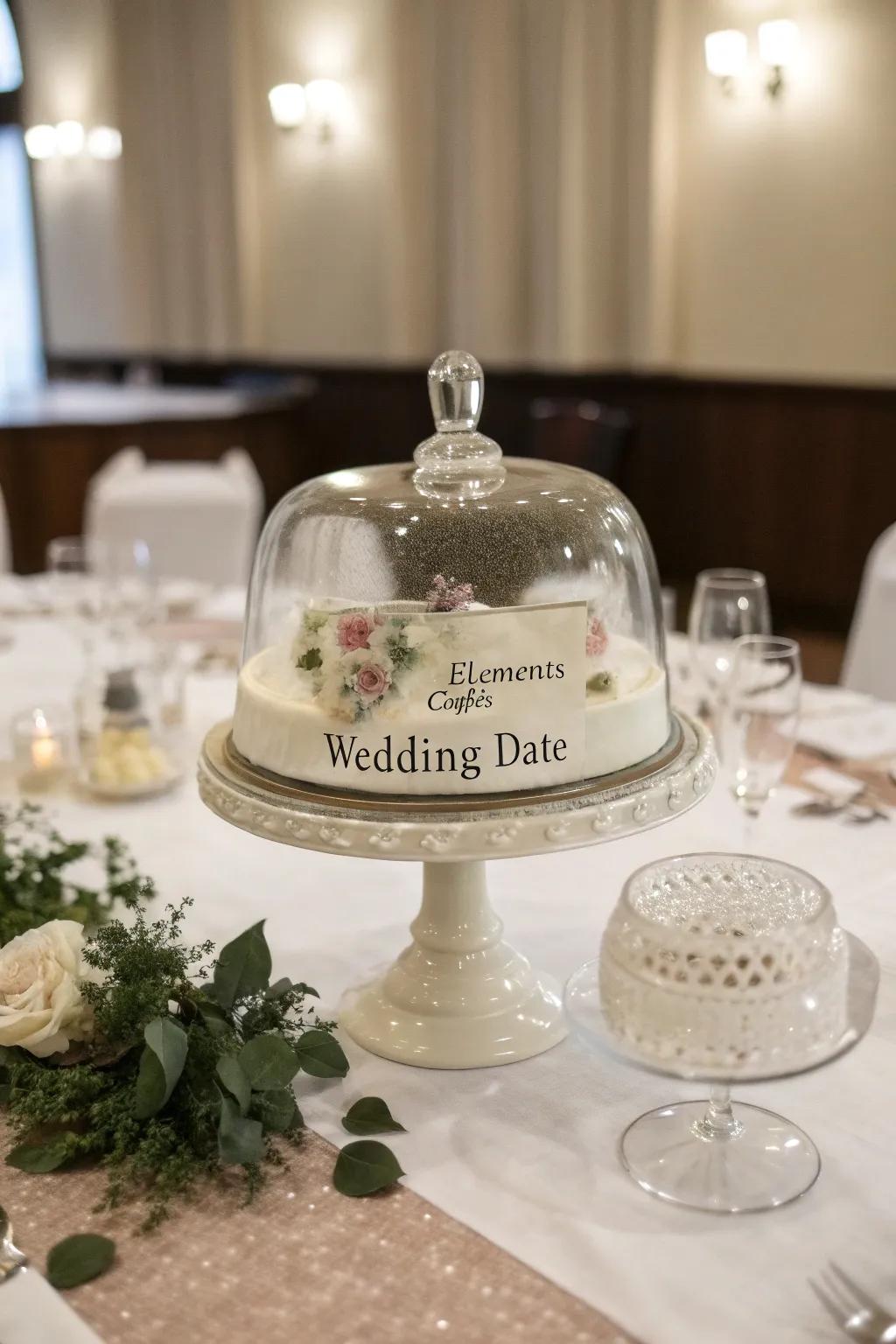 Tailor your dome decor to fit special occasions with personalized touches.