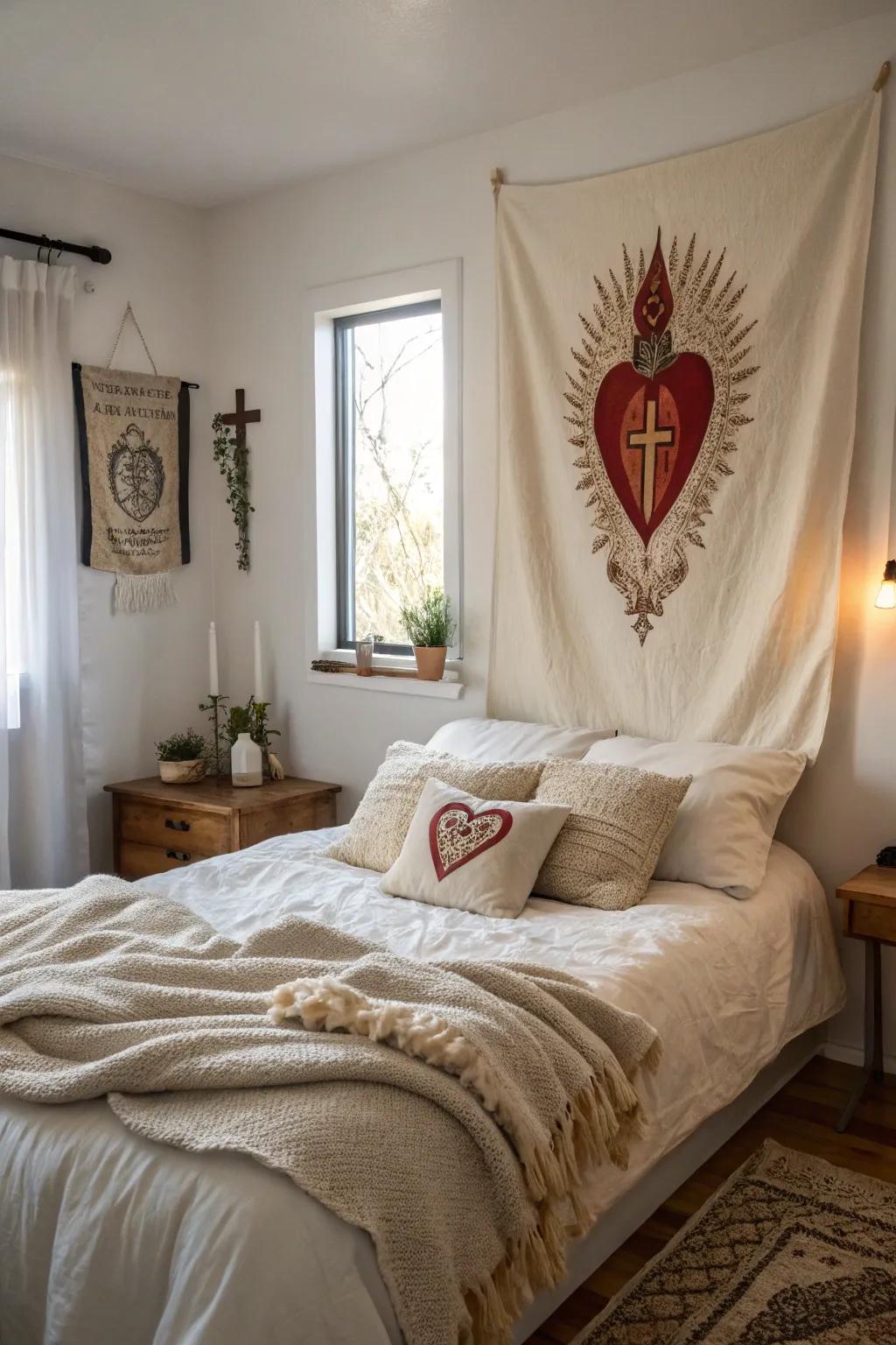 The Sacred Heart is a timeless representation of love and devotion.