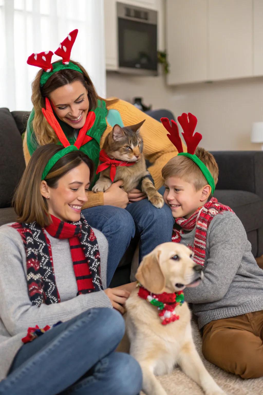 Pets render family images even more exceptional.