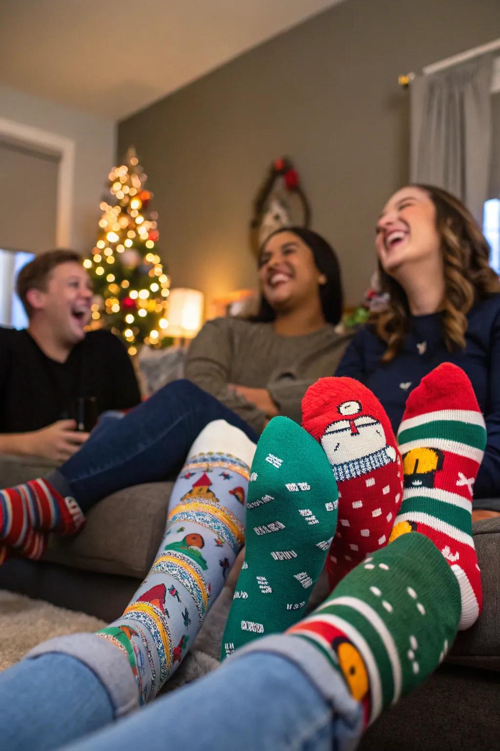 An ugly sock contest adds humor and fun to your gathering.