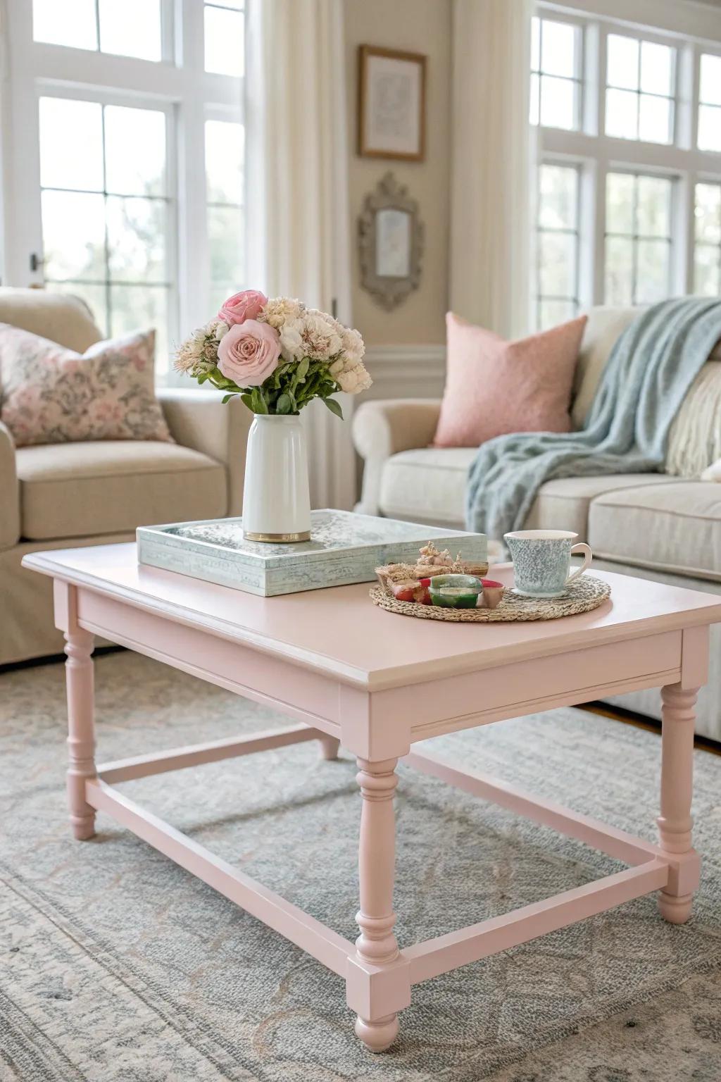 Soft tones add a light and refreshing touch to your decor.