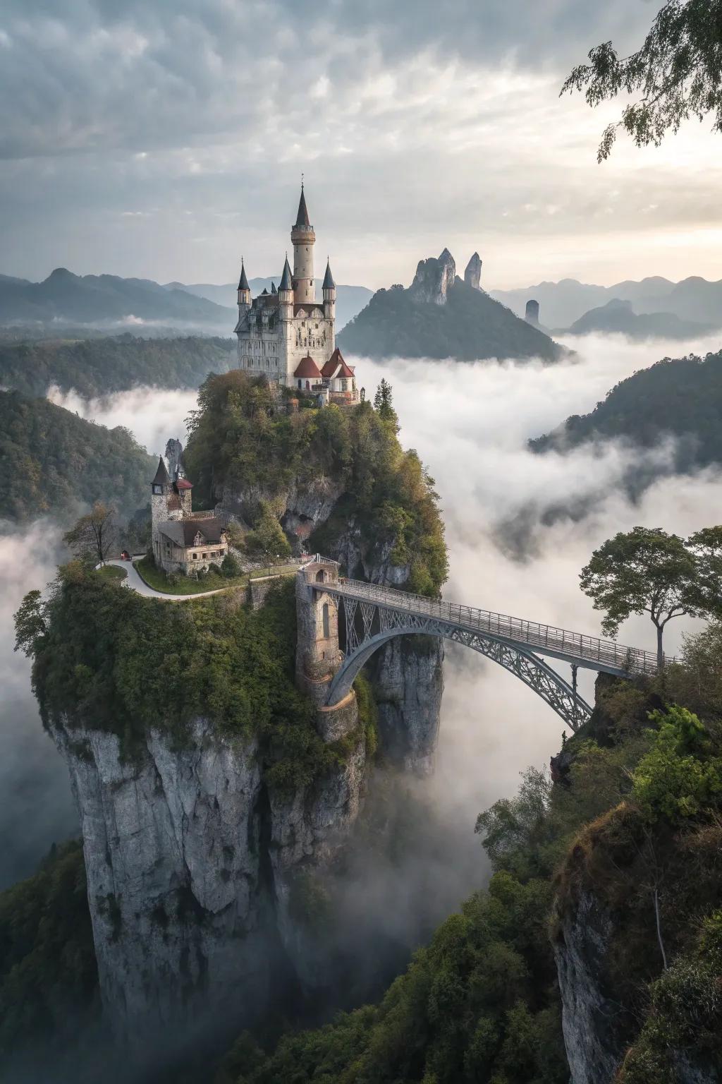 Reach for the heavens with a lofty abode.