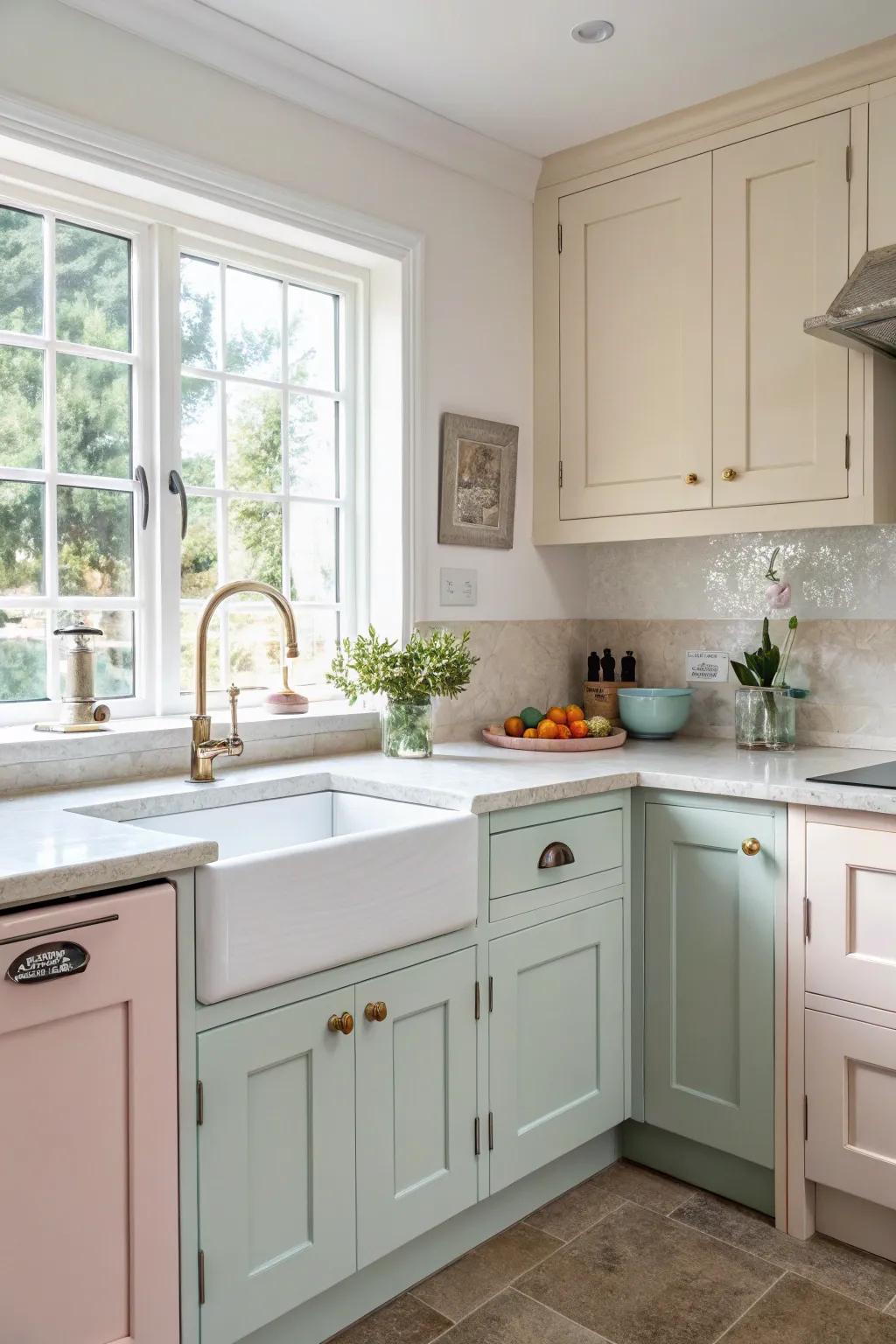 Bright colors can instantly uplift the mood and appearance of your kitchen.