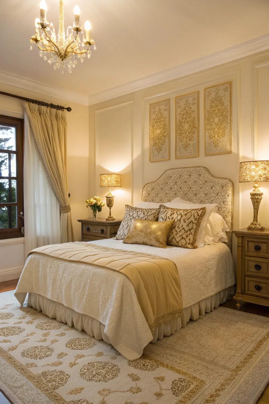 An unified shade selection generates a hot, welcoming atmosphere.