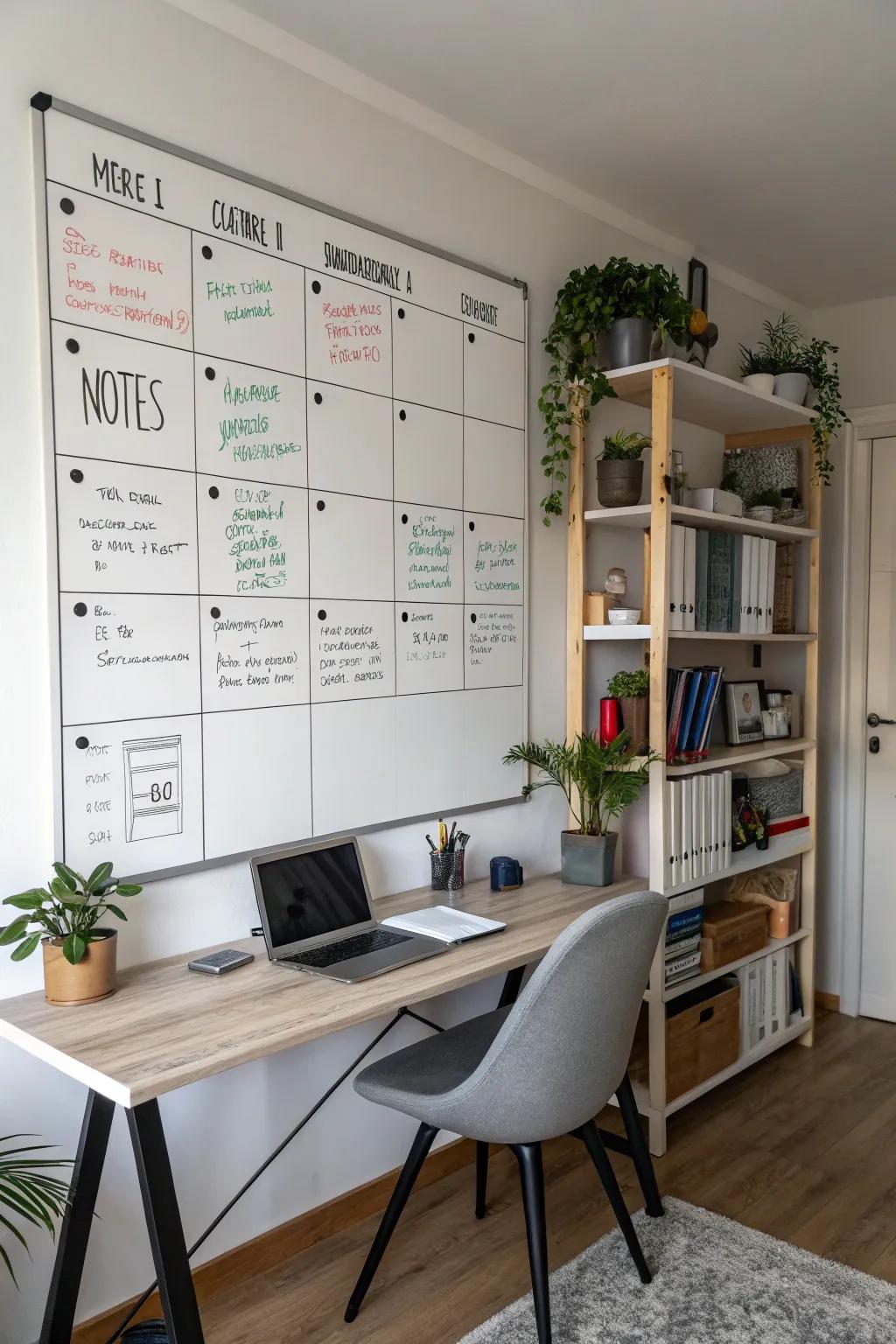 Streamline your assignments through designated zones.