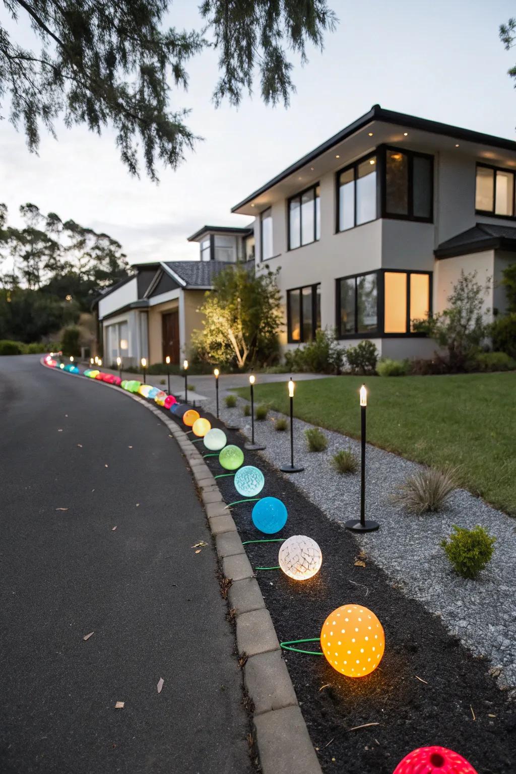 Ornamental reflectors harmonize safety with style.