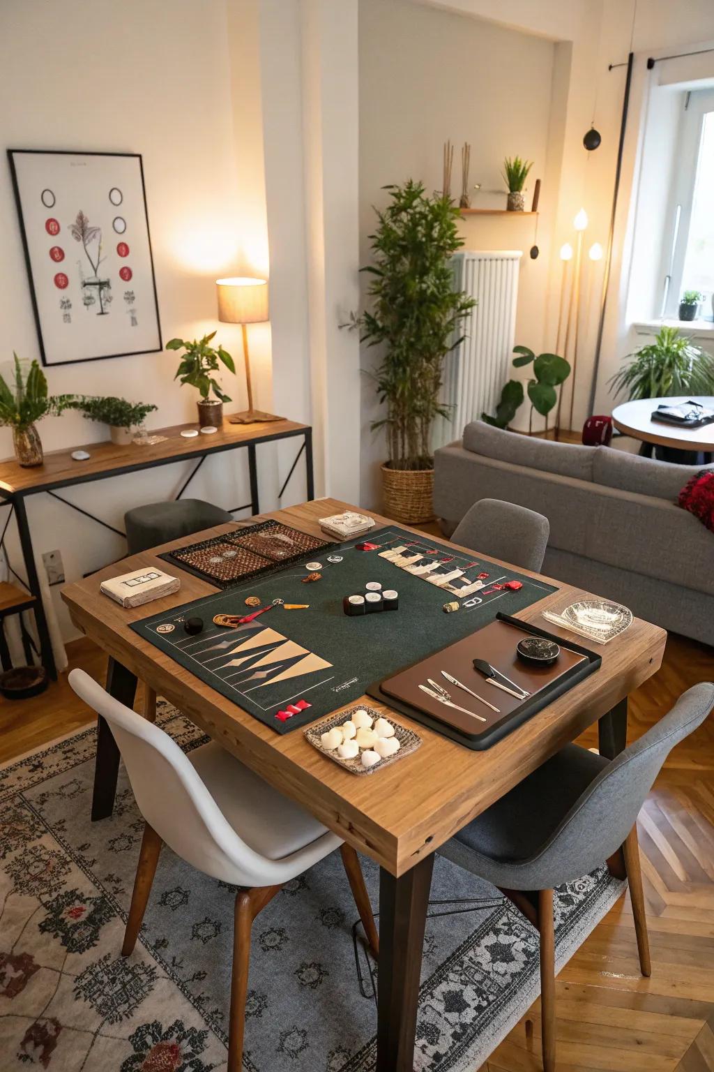 A convertible table is excellent for versatile, everyday living.